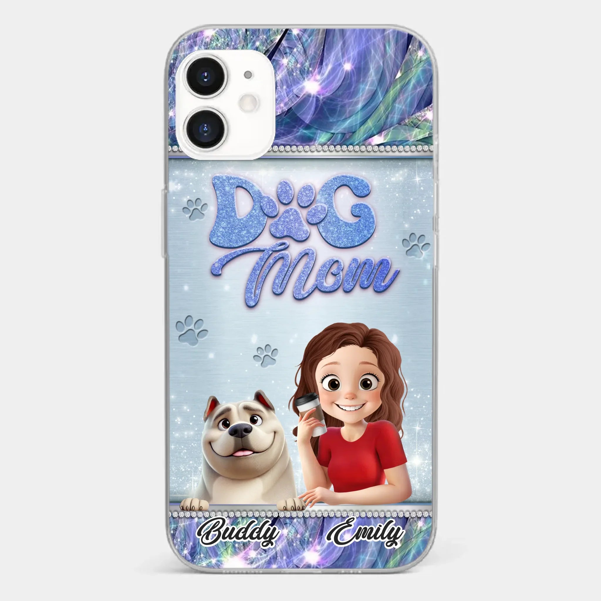Forever My Best Friend - Dog Personalized Custom Clear Phone Case - Gift For Pet Owners, Pet Lovers
