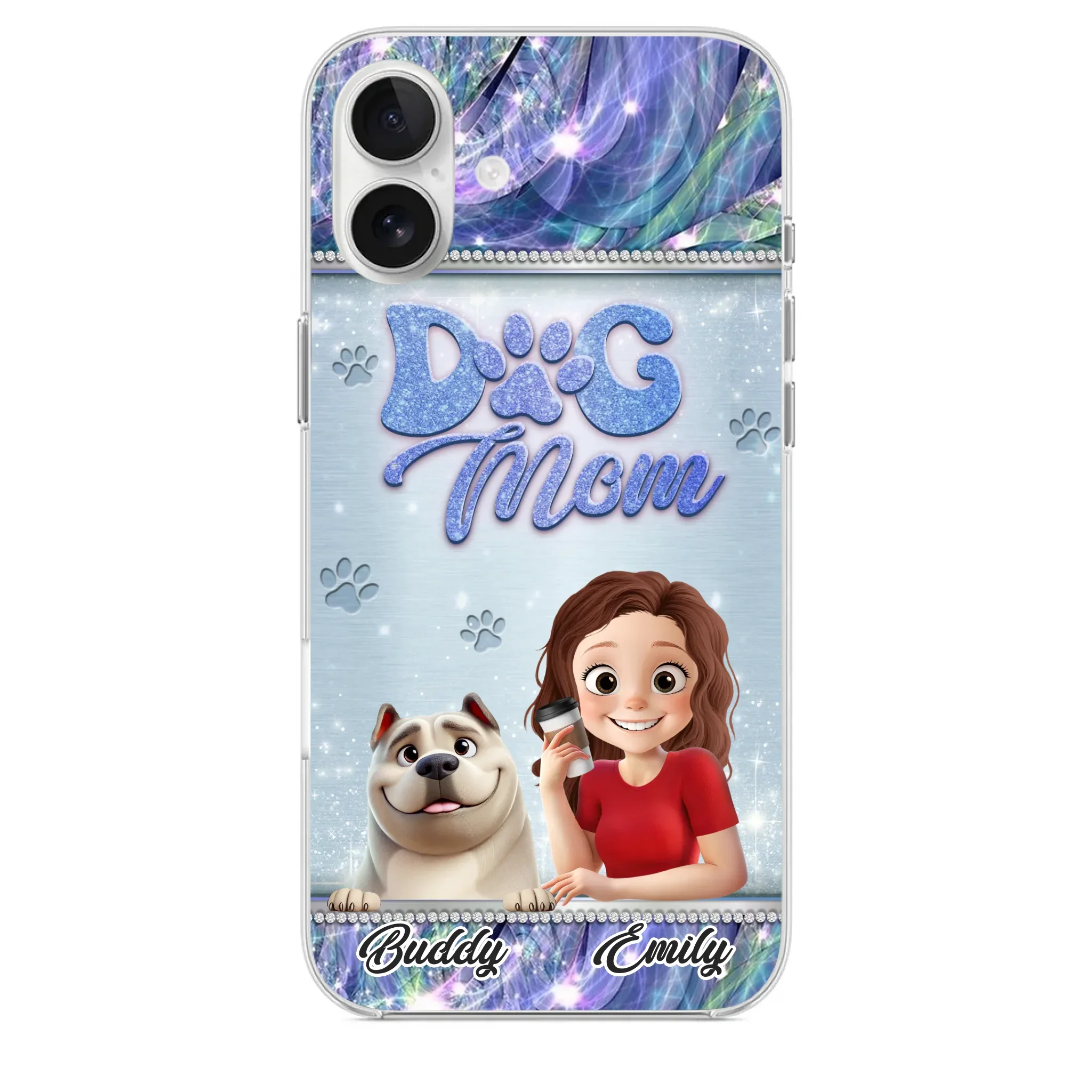 Forever My Best Friend - Dog Personalized Custom Clear Phone Case - Gift For Pet Owners, Pet Lovers