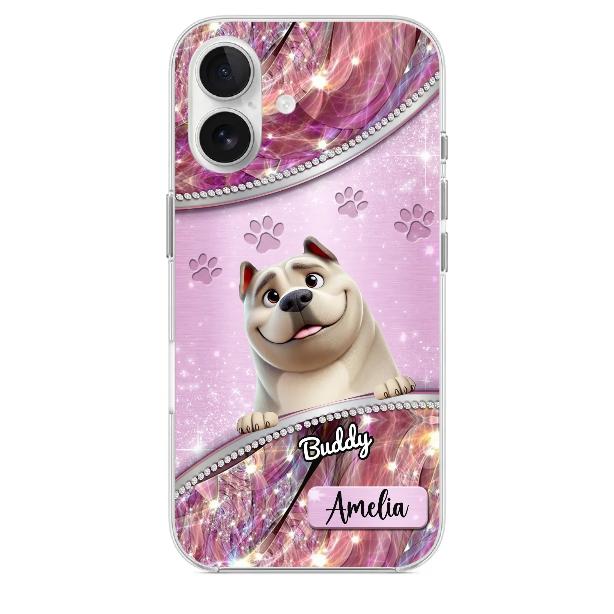 Dog Mom’s Favorite Companion - Dog Personalized Custom Clear Phone Case - Gift For Pet Owners, Pet Lovers