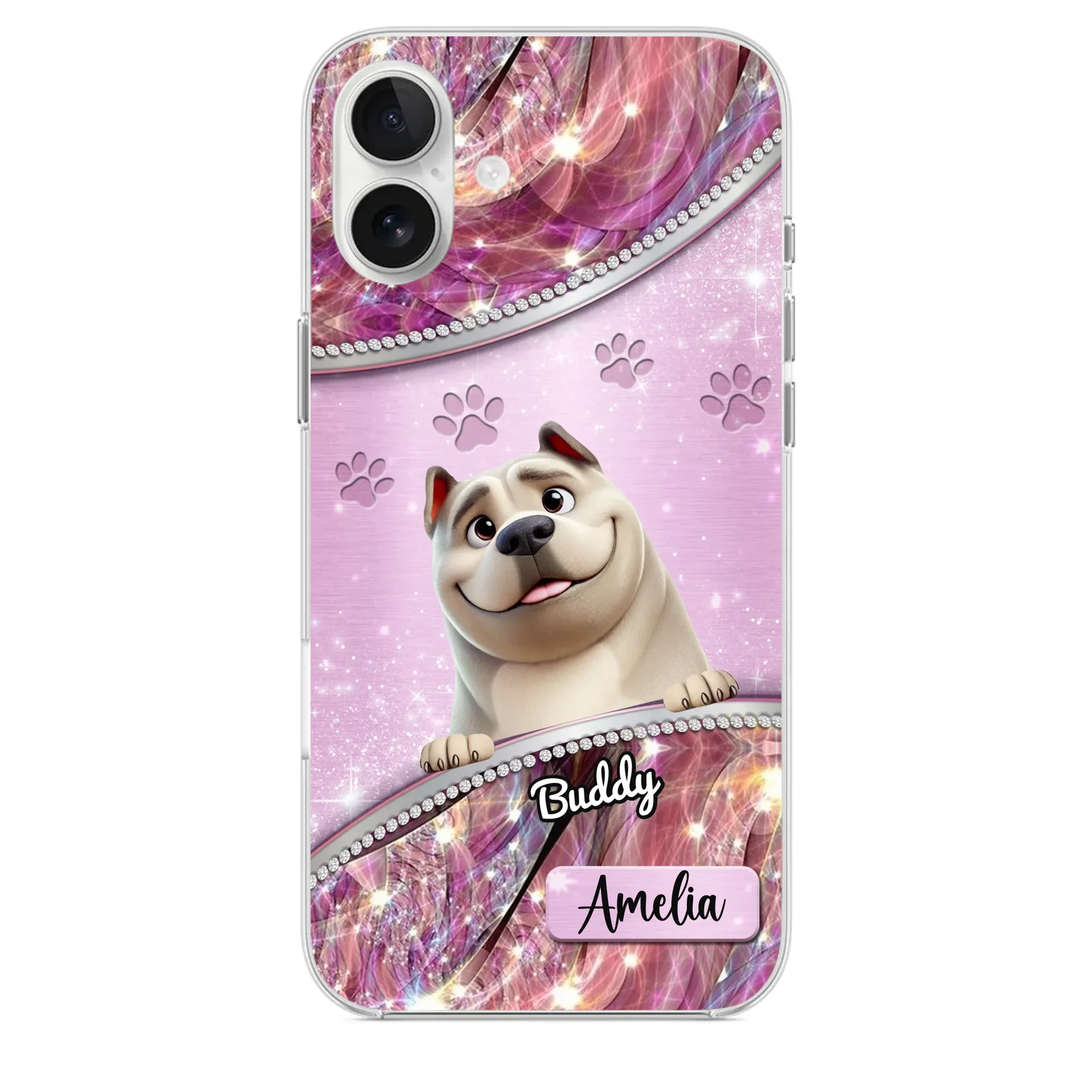Dog Mom’s Favorite Companion - Dog Personalized Custom Clear Phone Case - Gift For Pet Owners, Pet Lovers