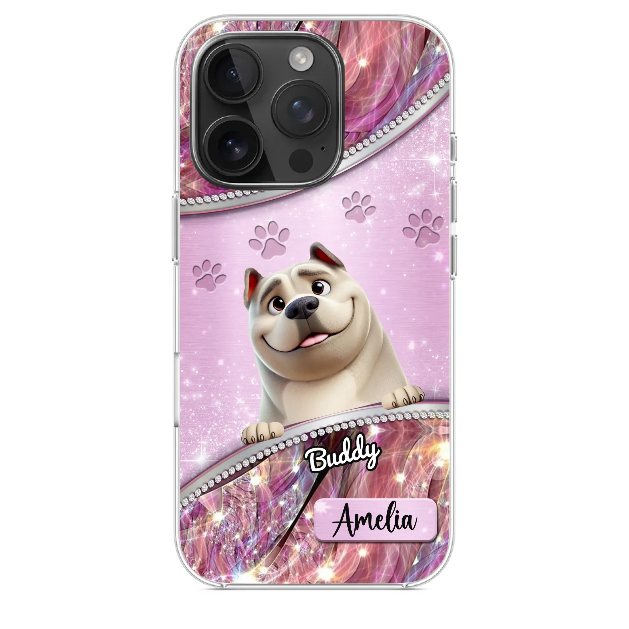 Dog Mom’s Favorite Companion - Dog Personalized Custom Clear Phone Case - Gift For Pet Owners, Pet Lovers