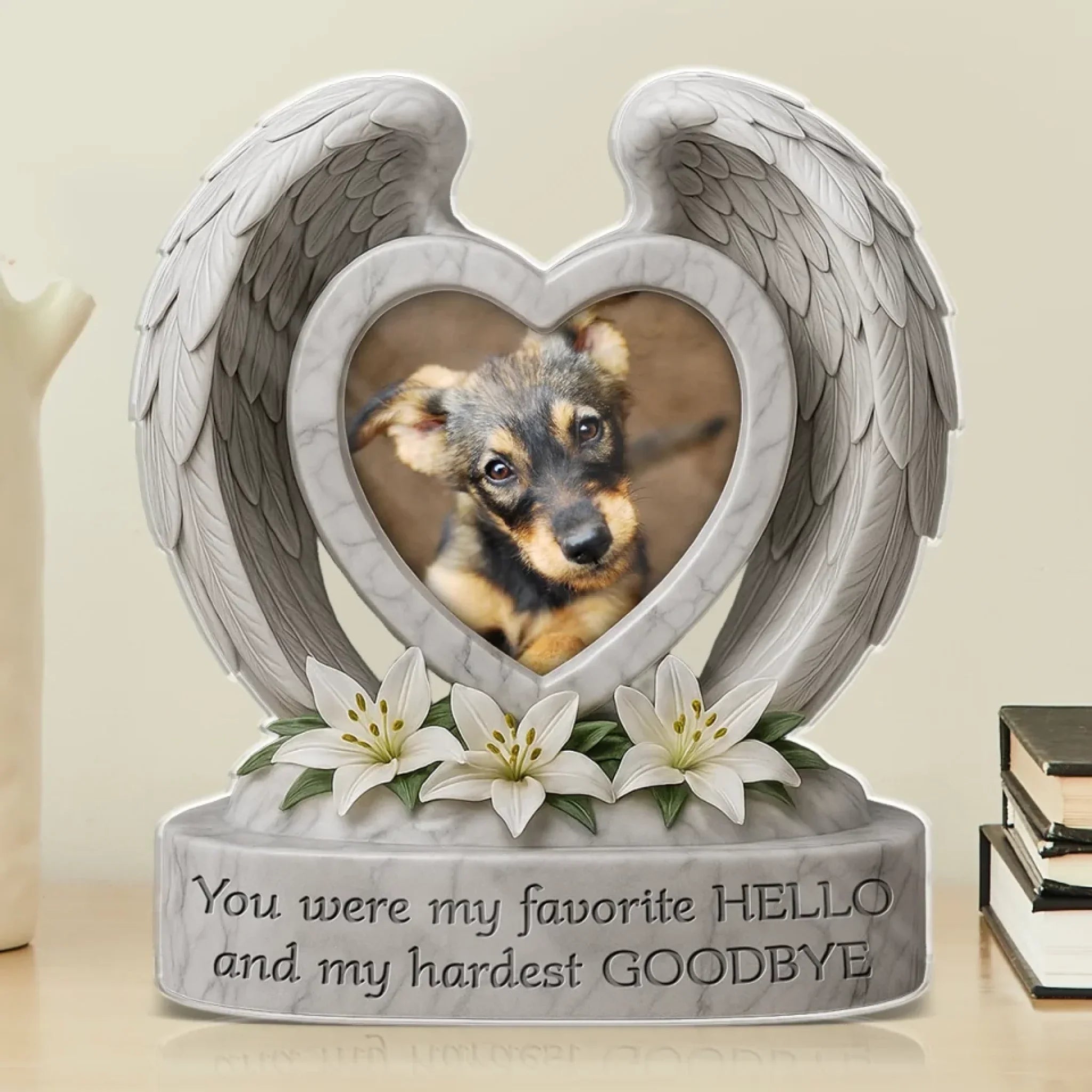 Custom Photo My Sweet Angel - Memorial Personalized Custom Acrylic Plaque Custom Shape - Sympathy Gift For Pet Owners, Pet Lovers