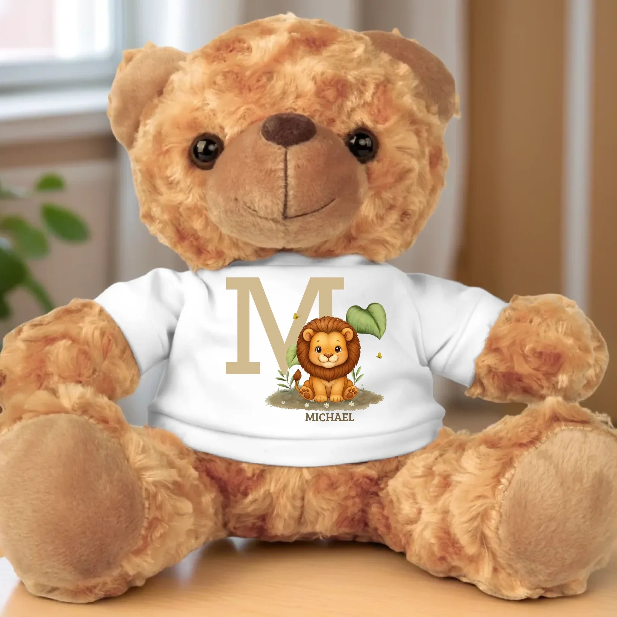Roar With Love - Family Personalized Custom Teddy Bear Plush - Father's Day, Gift For Family Members
