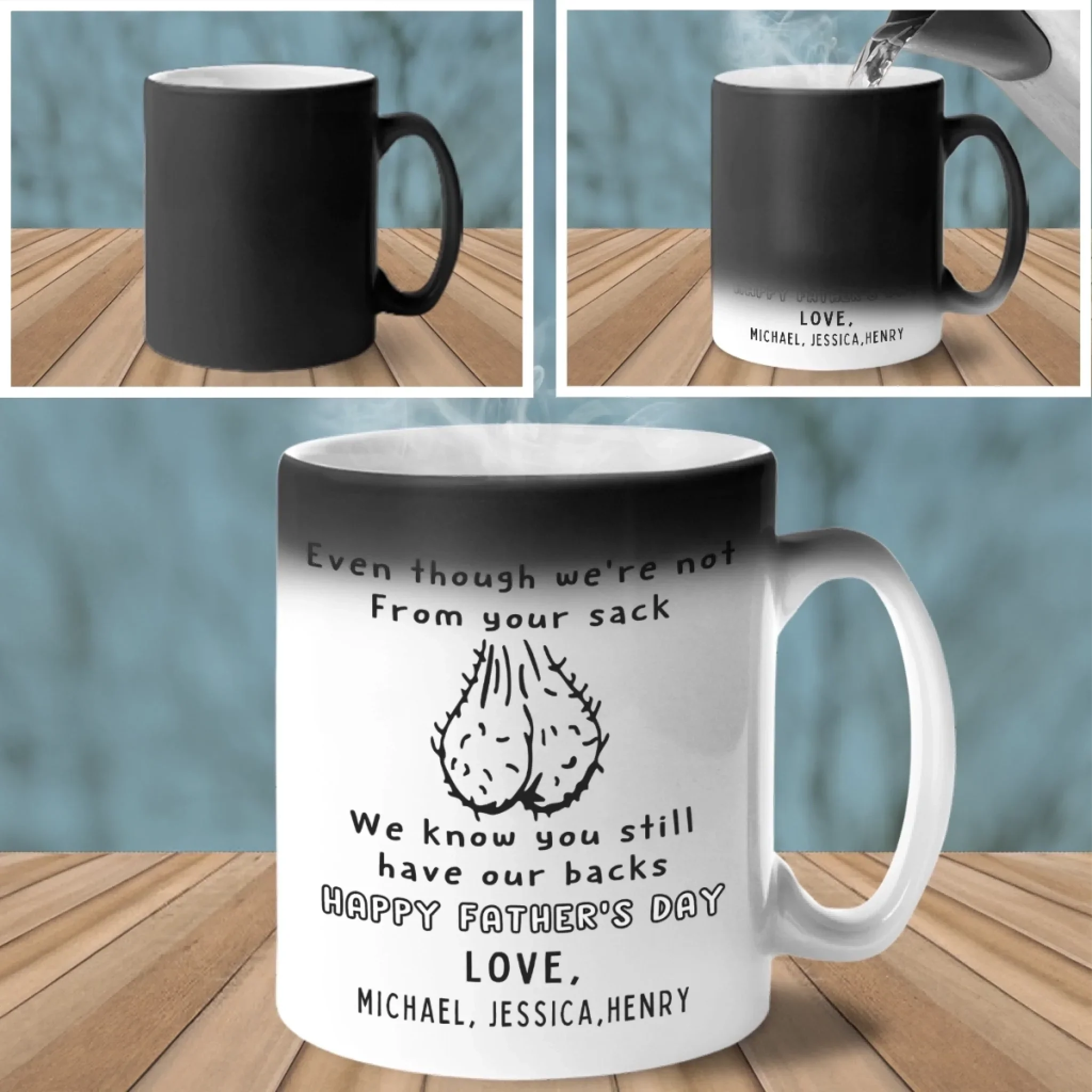 You’re The Best Dad We Could Ever See - Family Personalized Custom Color Changing Mug - Father's Day, Gift For Dad