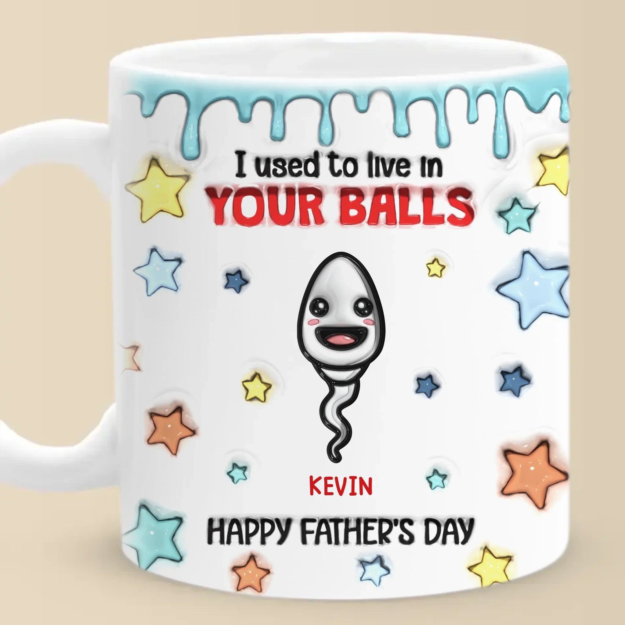 We’re Your Best Swimmers - Family Personalized Custom 3D Inflated Effect Printed Mug - Father's Day, Gift For Dad, Grandpa
