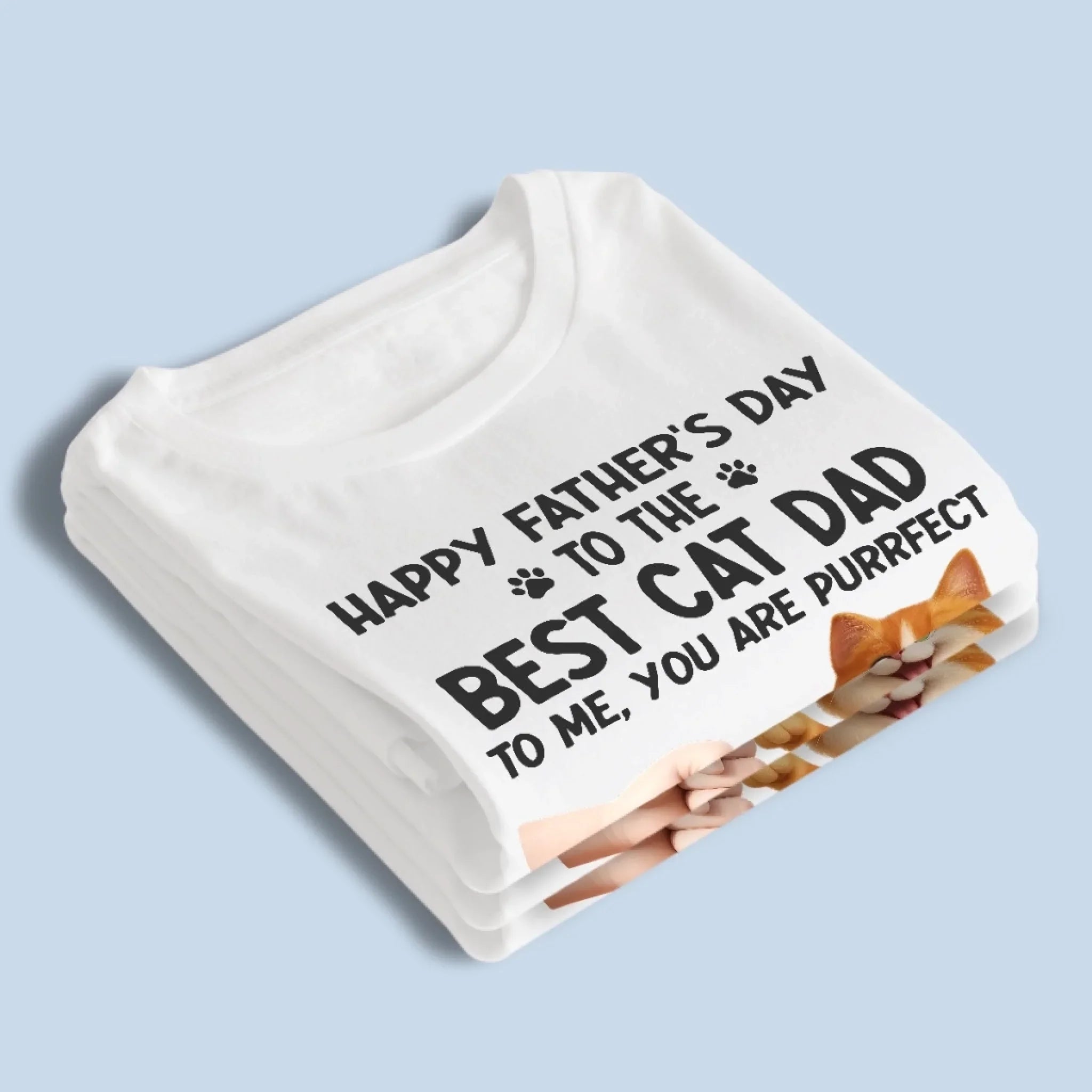 Fist Bumps And Furballs Since Day One - Dog & Cat Personalized Custom Unisex T-shirt, Premium T-shirt, Hoodie - Father's Day,  Gift For Dad, Pet Owners, Pet Lovers