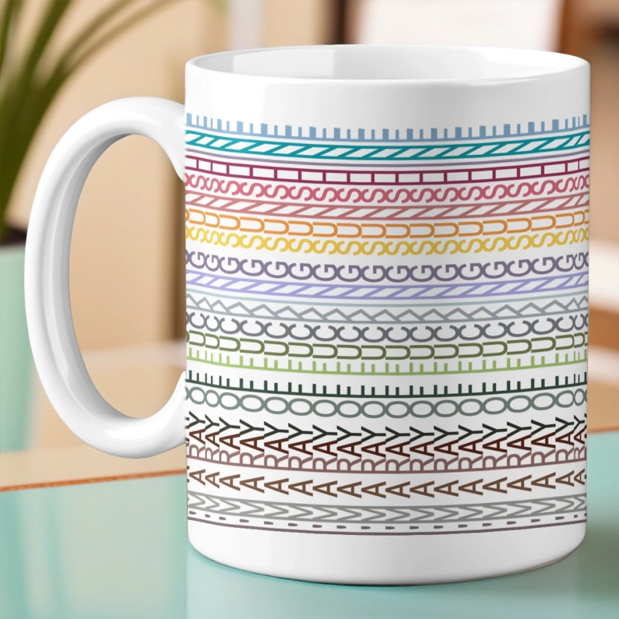 Lines Of Life - Friend Hidden Message Mug - Gift For Best Friends, Sisters, Family Members, Coworkers