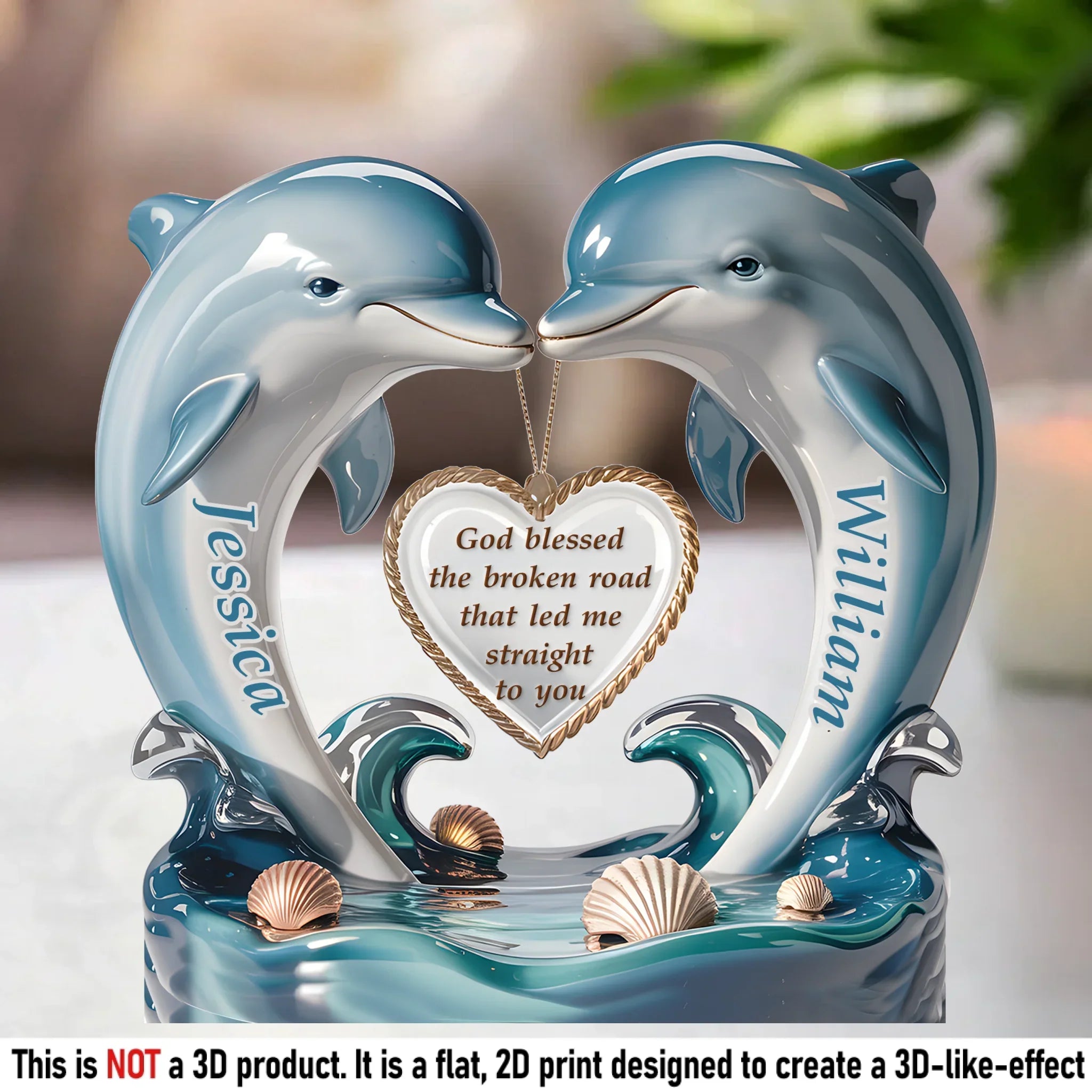 From One Heart To Another, Always - Couple Personalized Custom Acrylic Plaque Custom Shape - Gift For Husband Wife, Anniversary