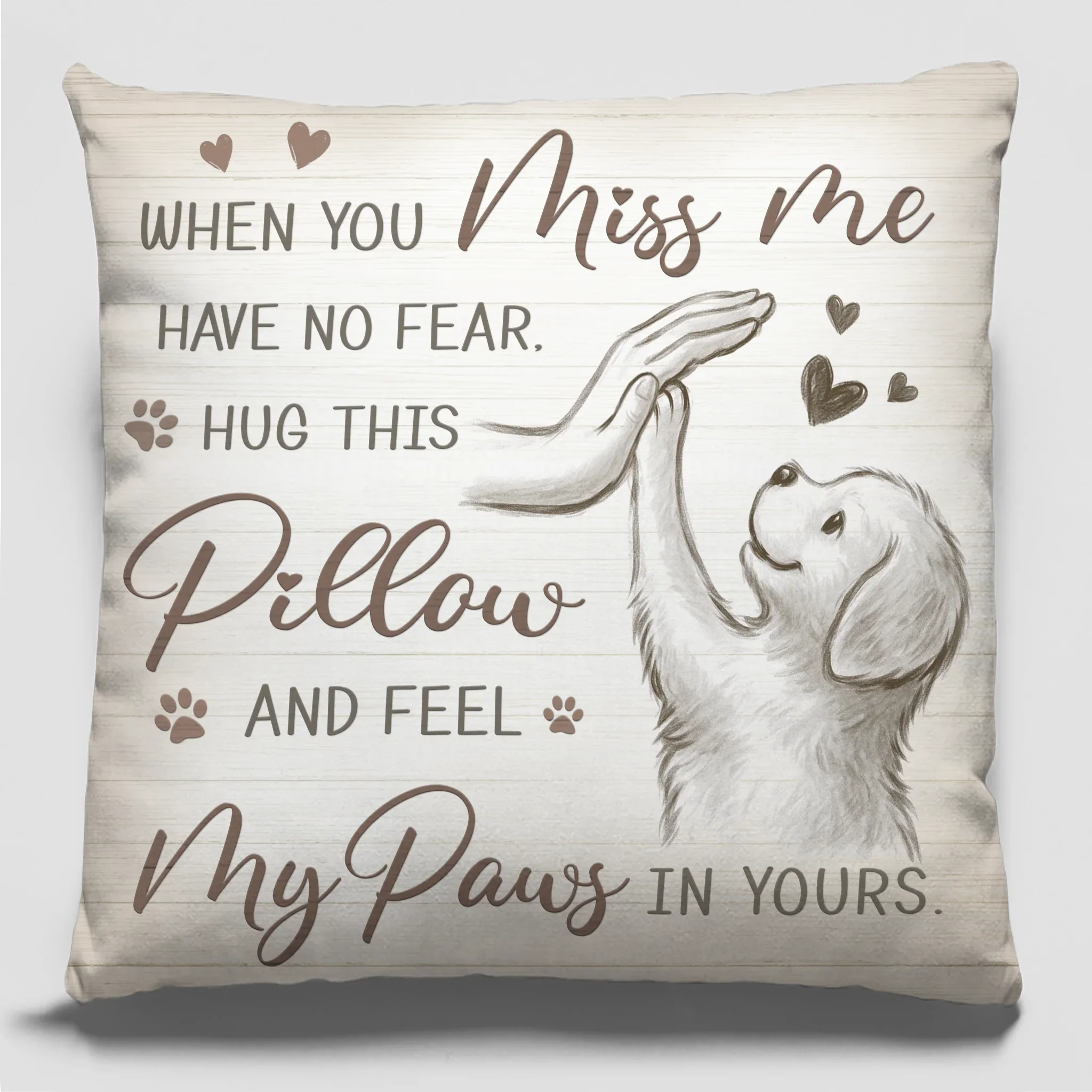 Forever Curled Up In Your Heart - Memorial Pillow - Sympathy  Gift For Pet Owners, Pet Lovers