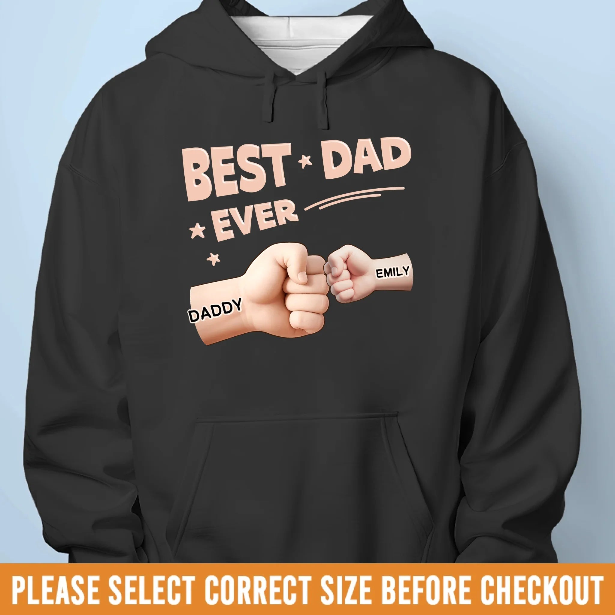 Unisex T-shirt, Premium T-shirt, Hoodie - Personalized Father's Day Birthday Gifts For Dad, Grandpa - Best Dad Ever