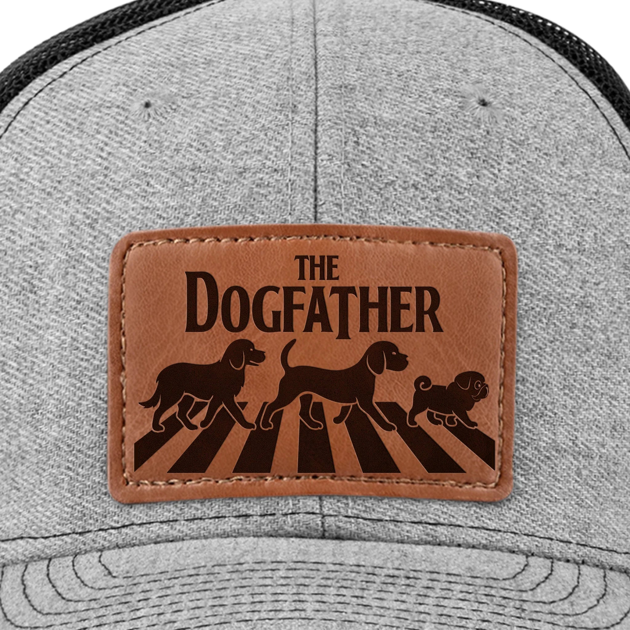 Leather Patch Hat -  Birthday Gifts For Dog Lovers, Dog Dad And Mom - Every Pack Needs A Boss