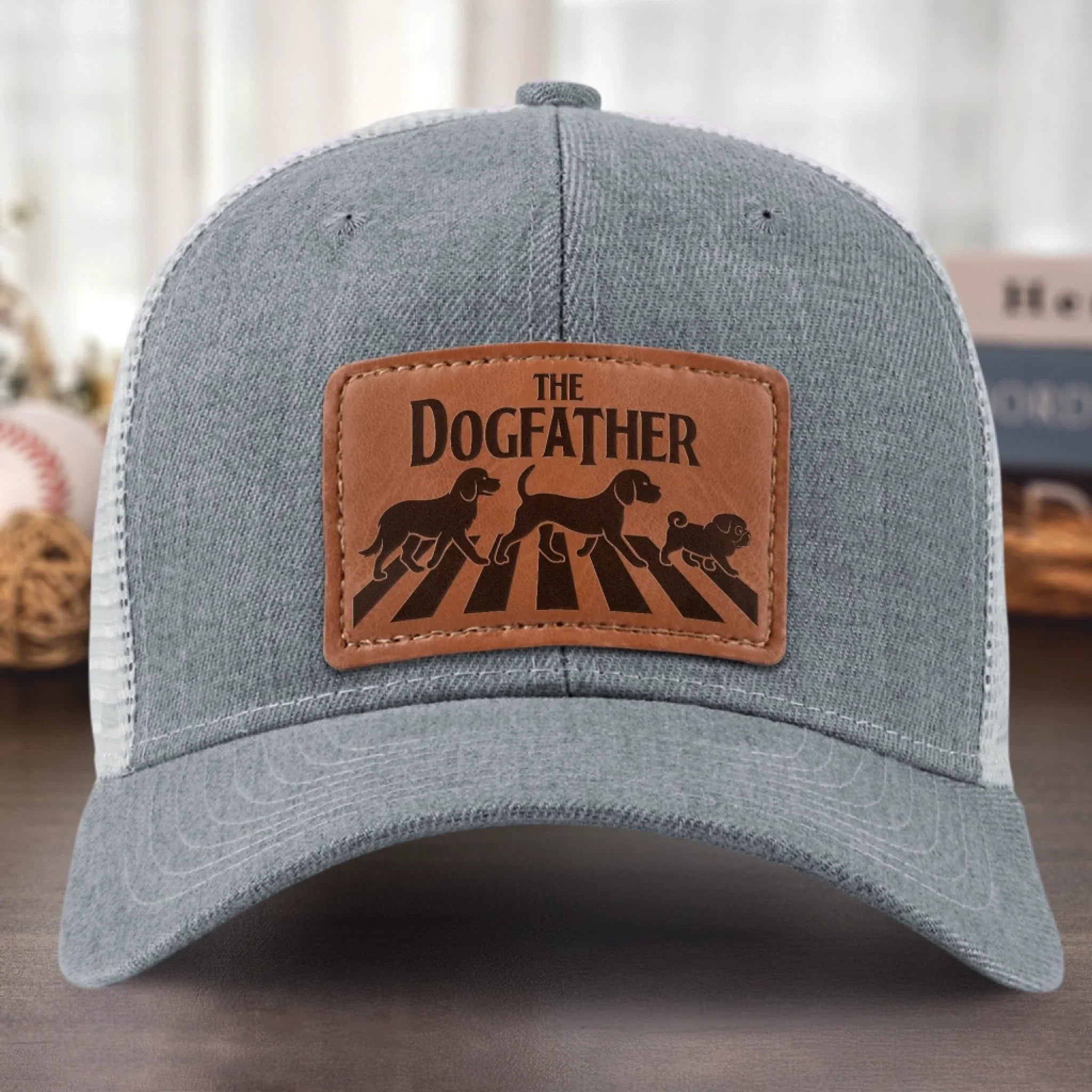 Leather Patch Hat -  Birthday Gifts For Dog Lovers, Dog Dad And Mom - Every Pack Needs A Boss