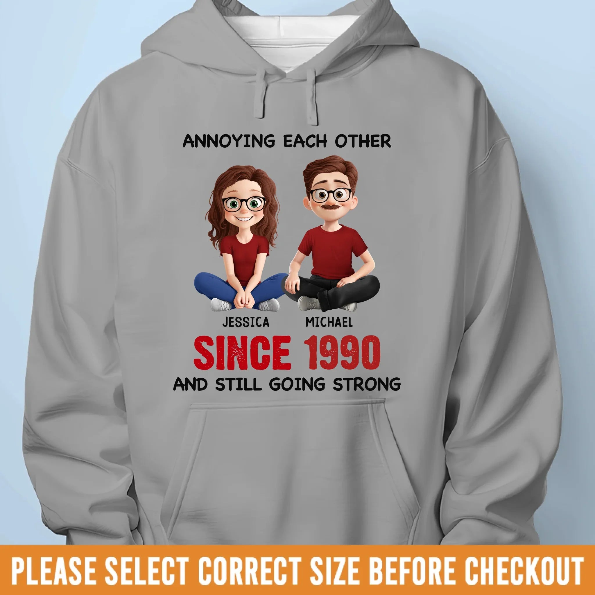 Custom Unisex T-shirt, Premium T-shirt, Hoodie - Personalized Anniversary Wedding Gifts For Husband And Wife, Him And Her - Still Driving Each Other Crazy