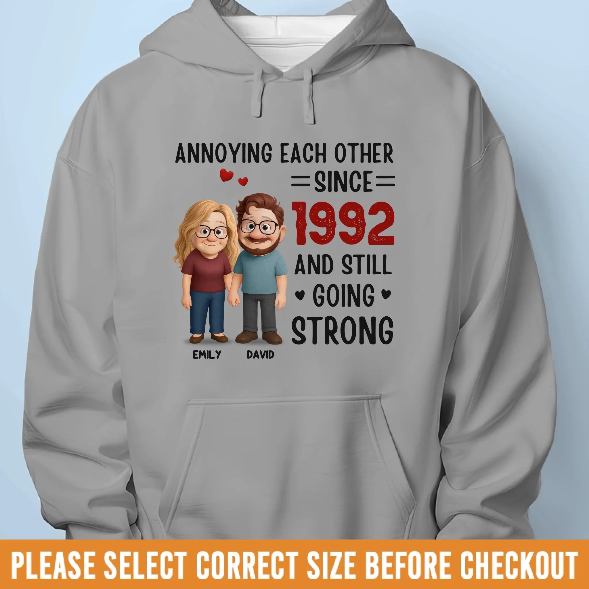 Custom Unisex T-shirt, Premium T-shirt, Hoodie - Personalized Anniversary Wedding Gifts For Husband And Wife, Him And Her - Annoying You Is My Love Language