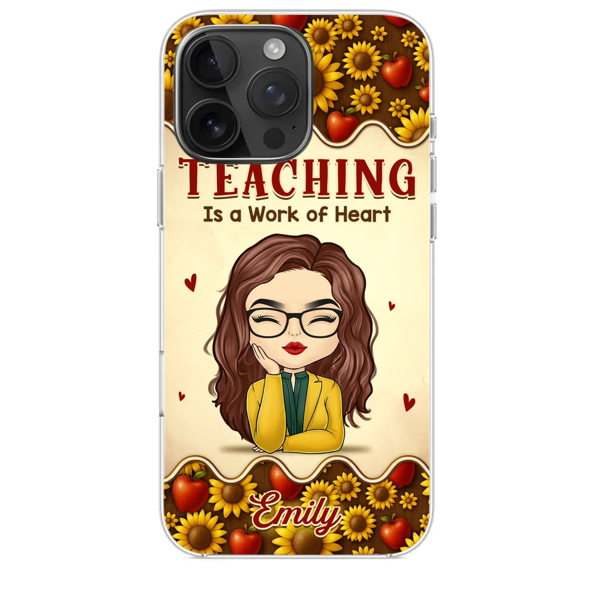 Custom Clear Phone Case - Personalized Birthday Gifts For Teachers - Teachers Make Magic Happen