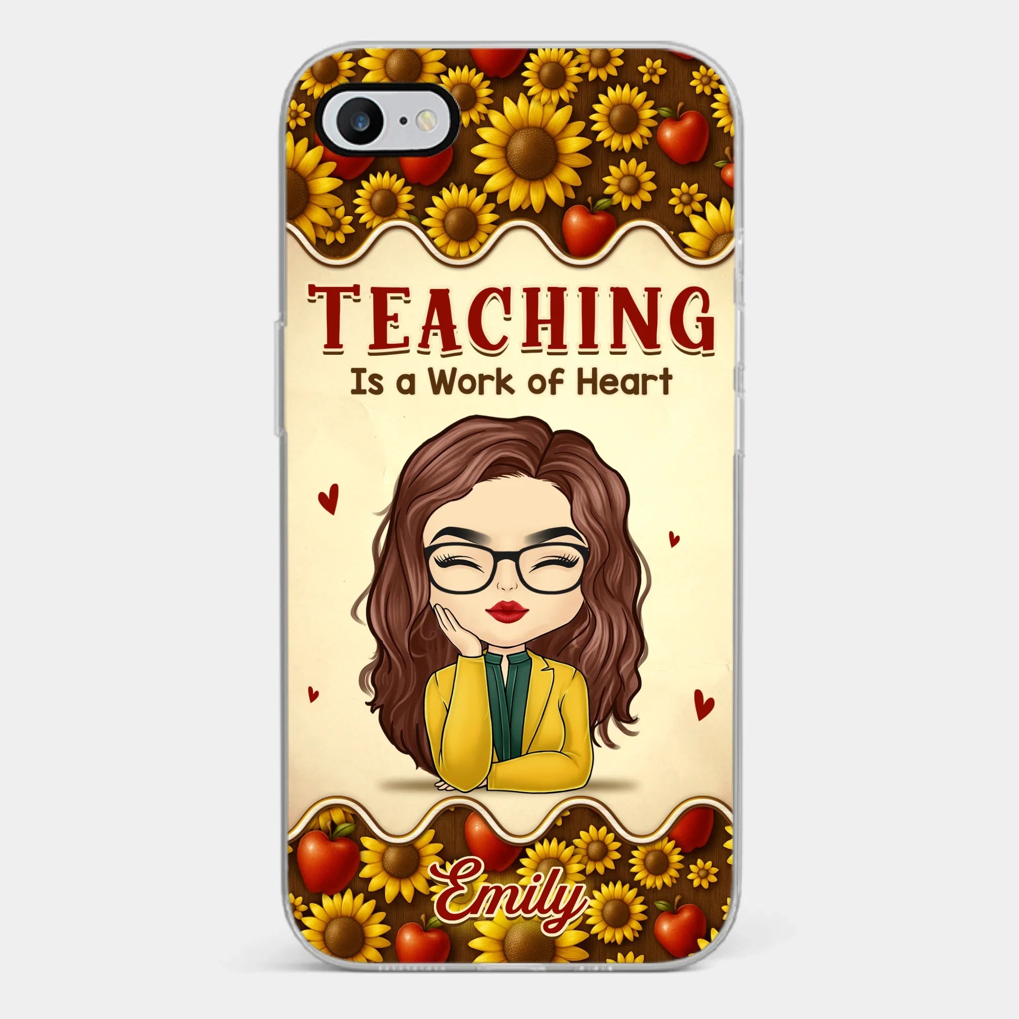 Custom Clear Phone Case - Personalized Birthday Gifts For Teachers - Teachers Make Magic Happen