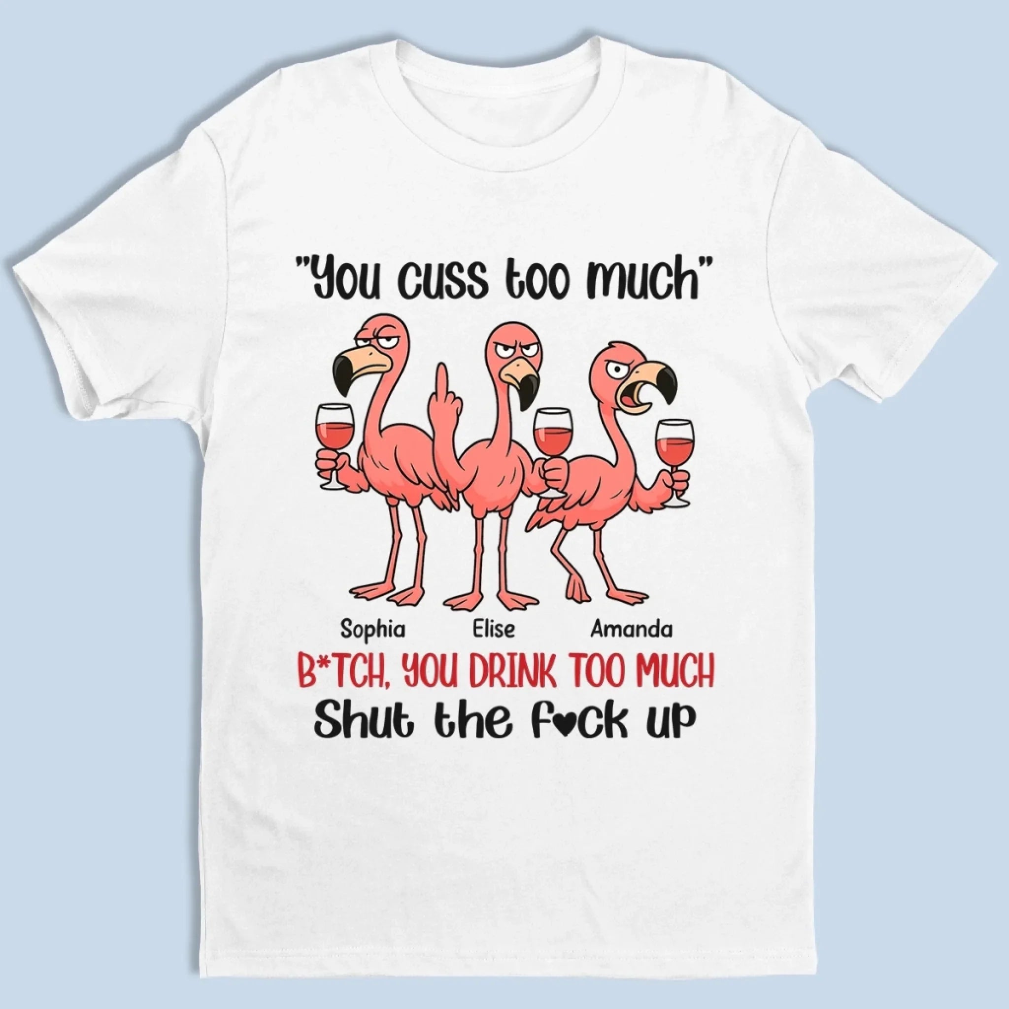Custom Unisex T-shirt, Premium T-shirt, Hoodie - Personalized Summer Vacation And Travel Gifts For Women - Chosen Sisters, Forever Bonded
