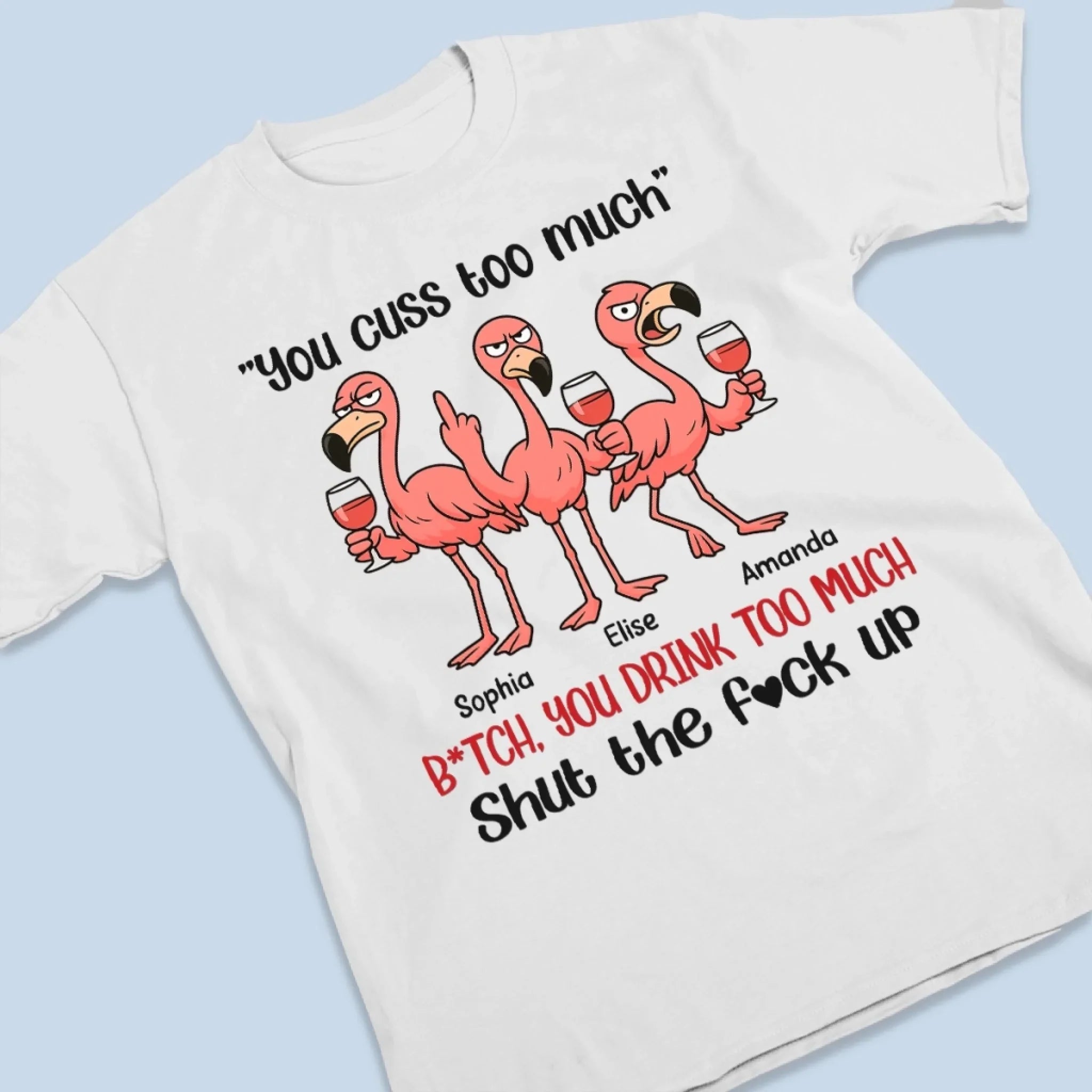 Custom Unisex T-shirt, Premium T-shirt, Hoodie - Personalized Summer Vacation And Travel Gifts For Women - Chosen Sisters, Forever Bonded