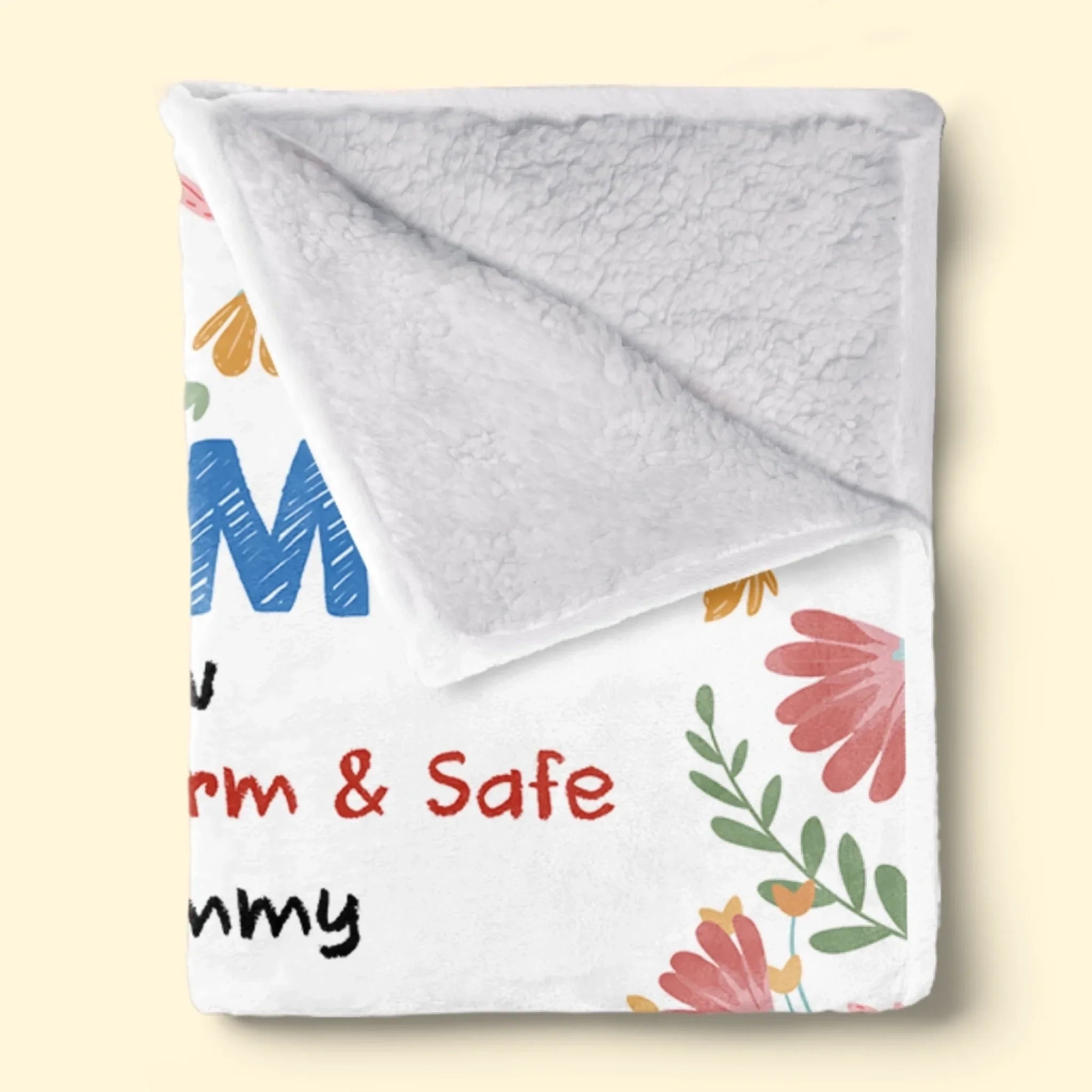 Custom Blanket - Personalized Baby Shower, Gender Reveal Gifts For New Moms, New Dads, New Parents - Snuggled In Your Love, Always