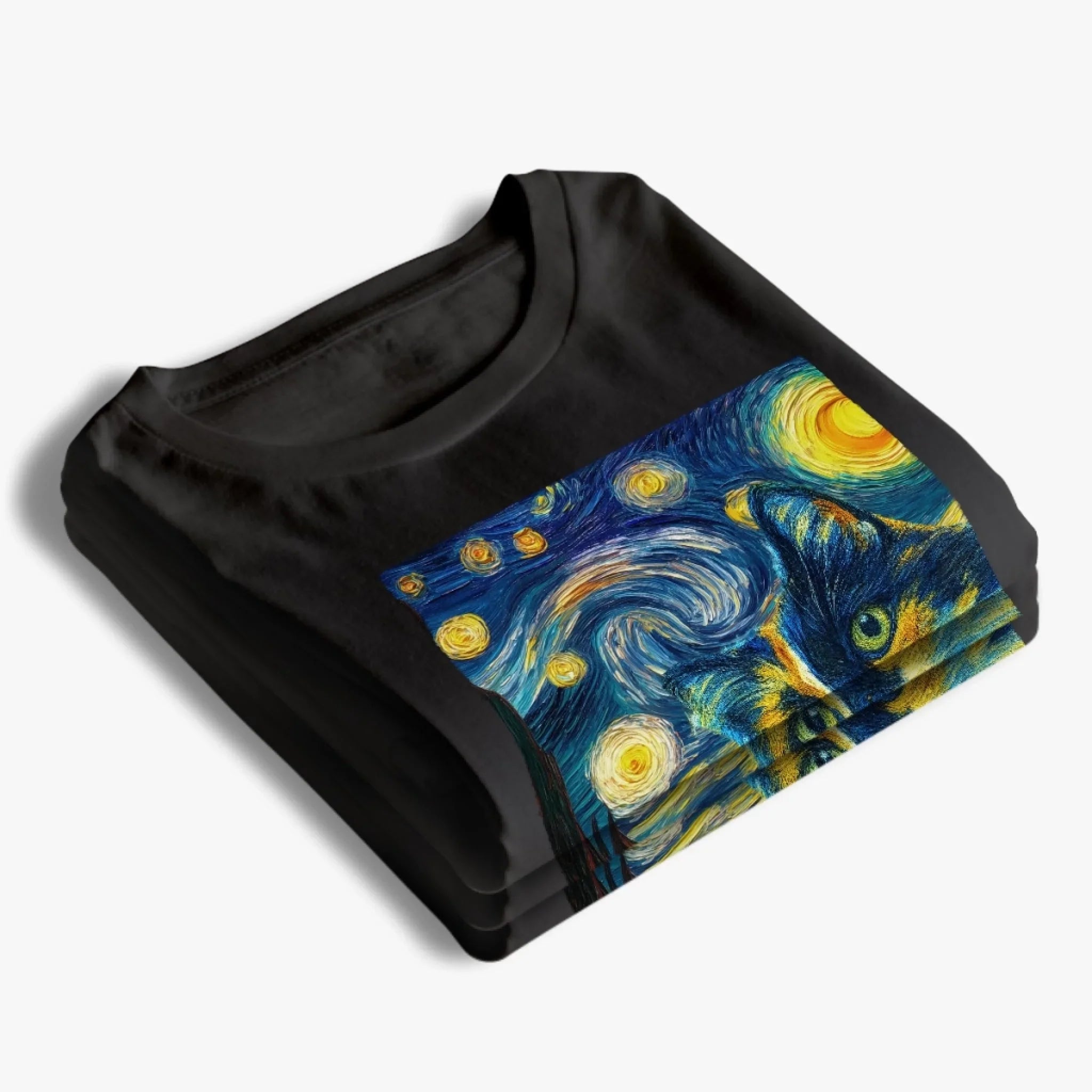 Custom Photo Unisex T-shirt, Premium T-shirt, Hoodie - Personalized Birthday Gifts For Dog Cat Lovers, Dog Dad And Mom, Cat Owners - Whiskers In A Whirl Of Stars