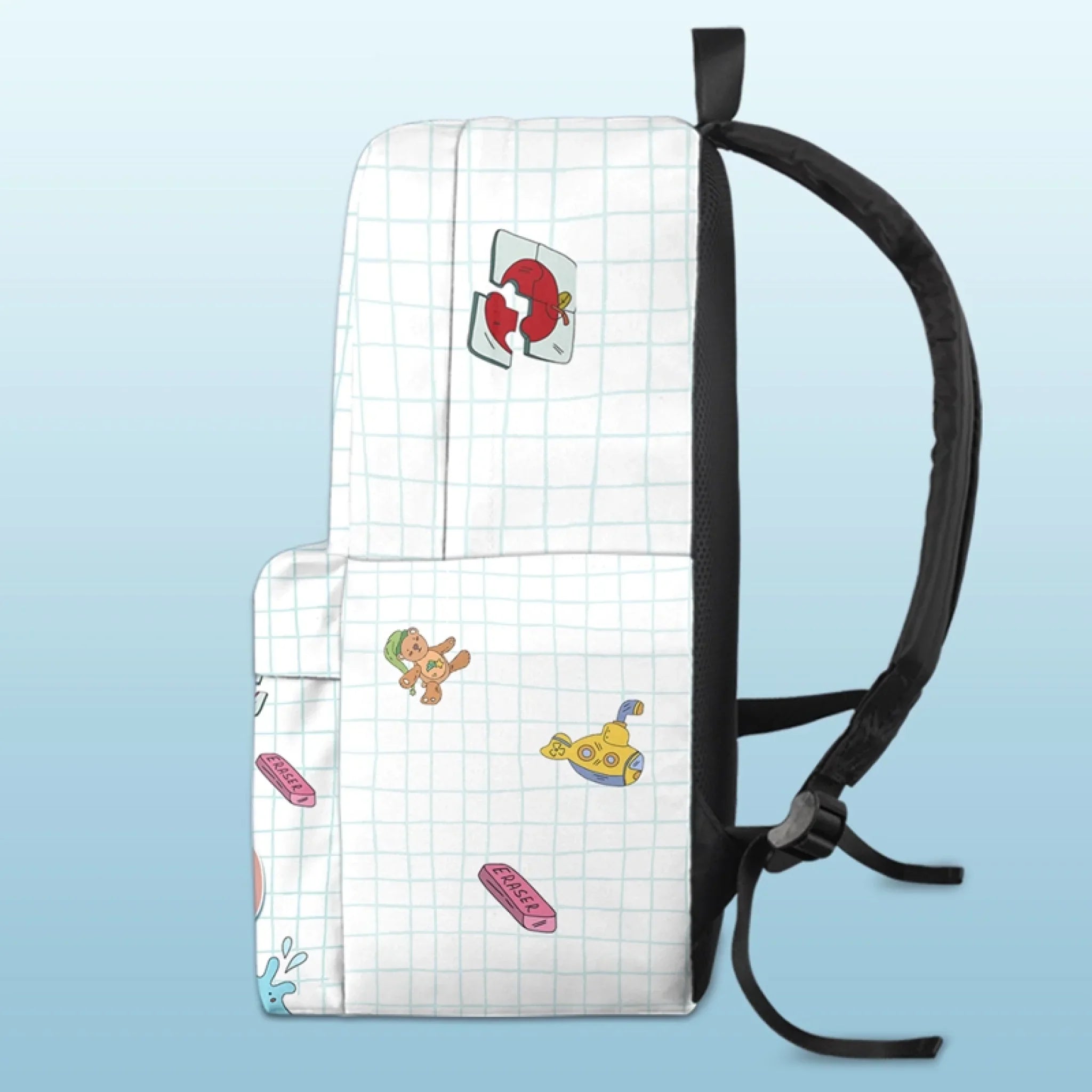 Custom Kids Backpack, Water Bottle, Lunch Bag - Personalized Back To School Gifts For Kids - I Am Kind, I Am Grateful