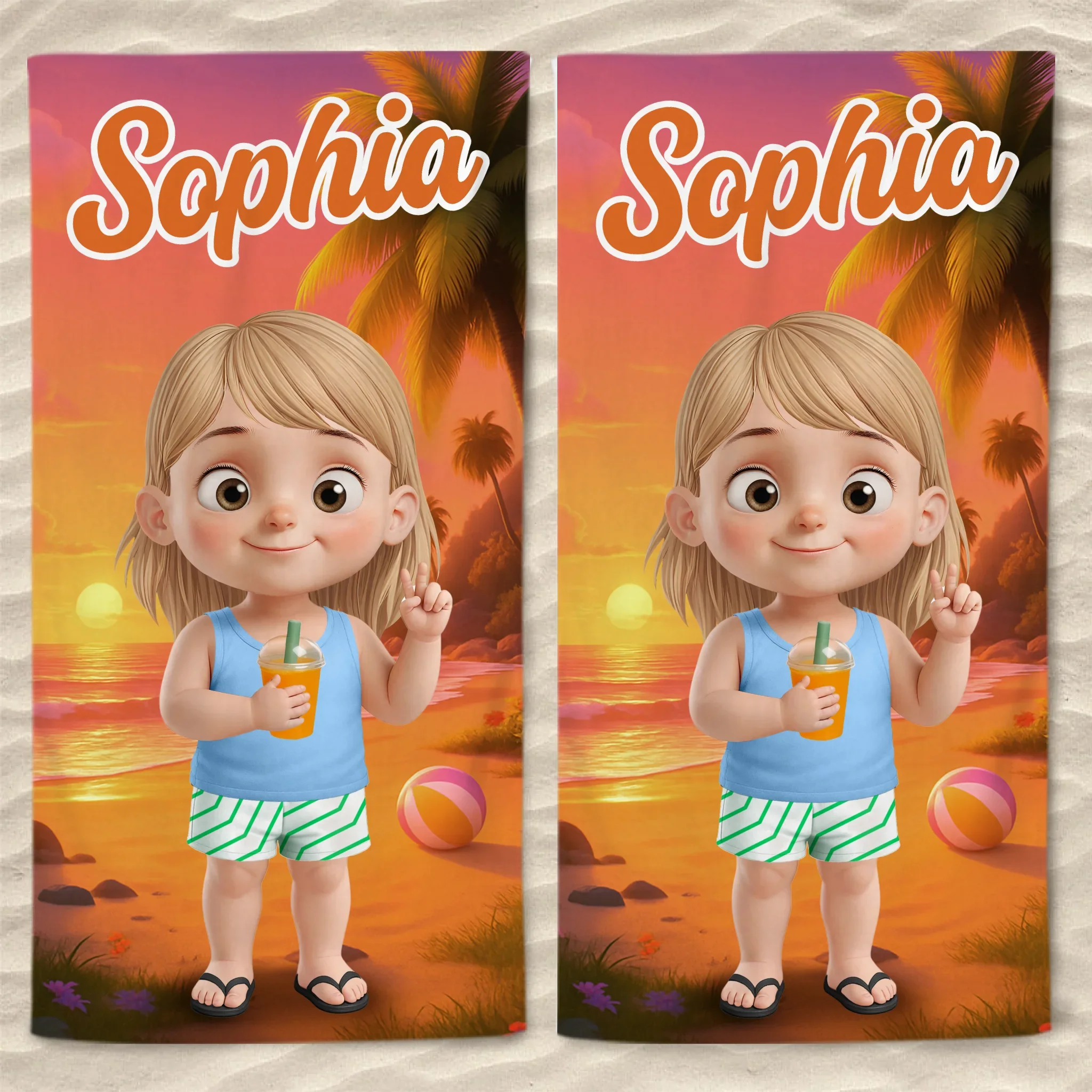 Custom Beach Towel - Personalized Summer Vacation And Travel Gifts For Family, Kids - Pool Party Pro