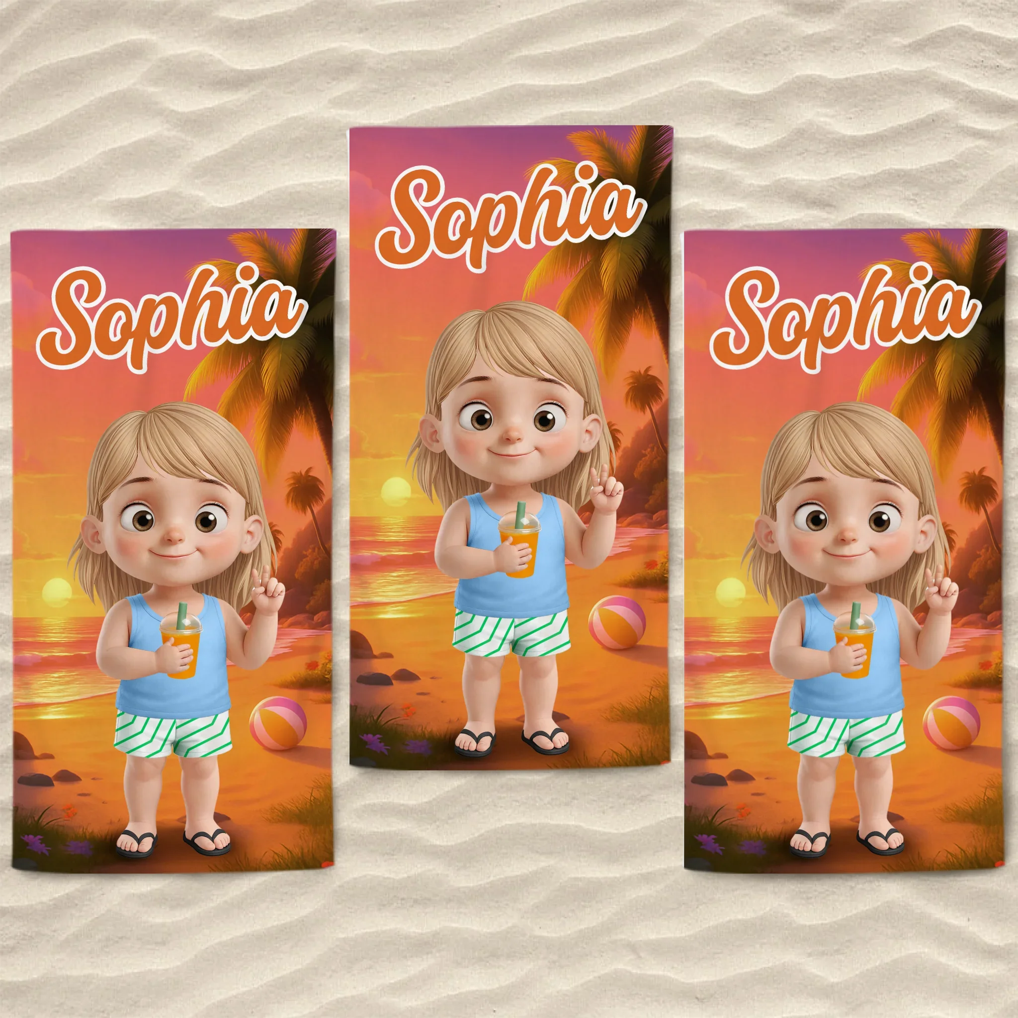 Custom Beach Towel - Personalized Summer Vacation And Travel Gifts For Family, Kids - Pool Party Pro