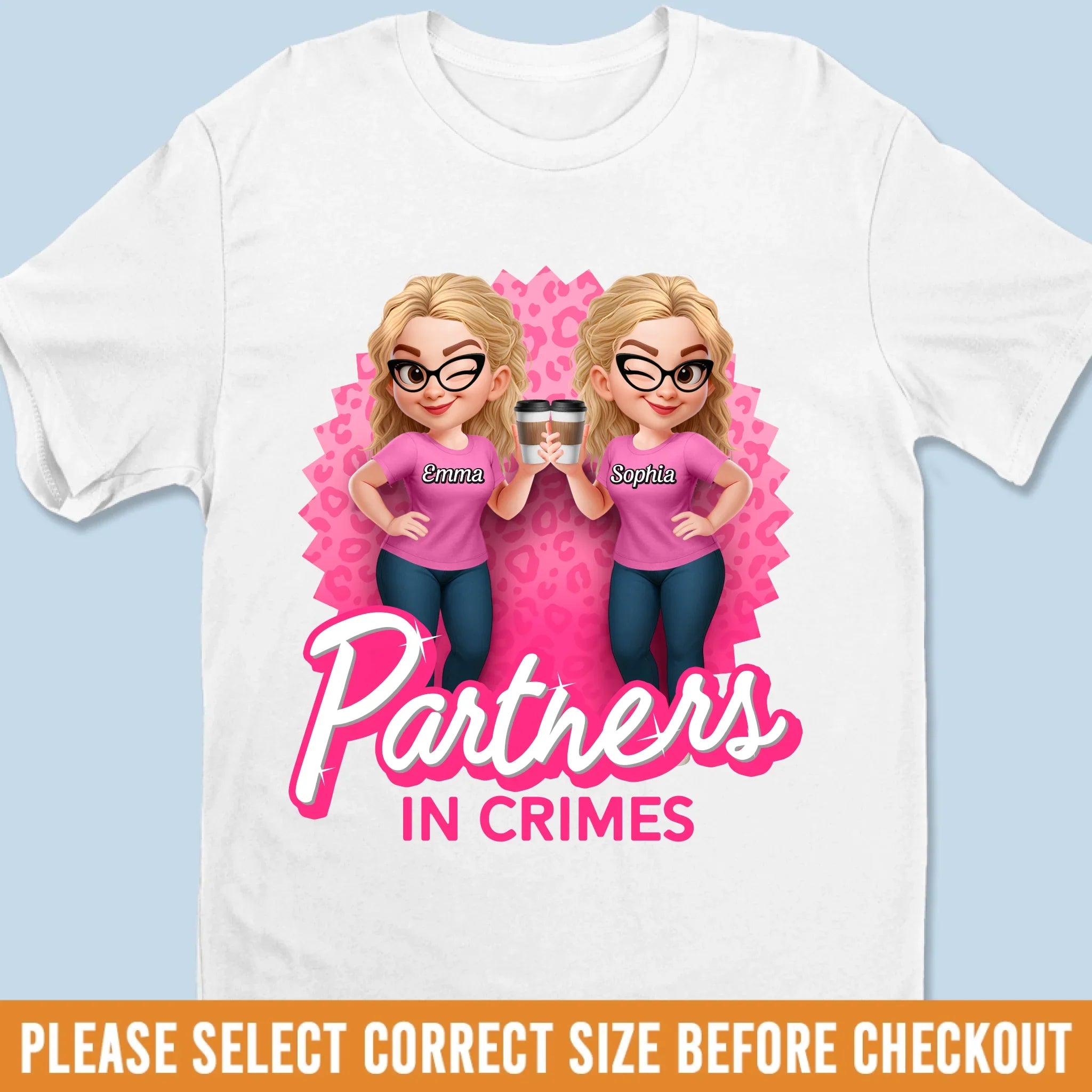 Custom Unisex T-shirt, Premium T-shirt, Hoodie - Personalized Best Friend Birthday Gifts For Women, Besties, Sisters, BFF - Forever Besties In Style