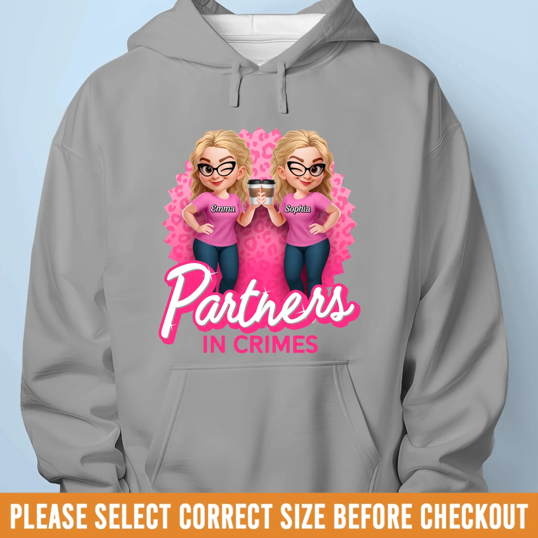 Custom Unisex T-shirt, Premium T-shirt, Hoodie - Personalized Best Friend Birthday Gifts For Women, Besties, Sisters, BFF - Forever Besties In Style
