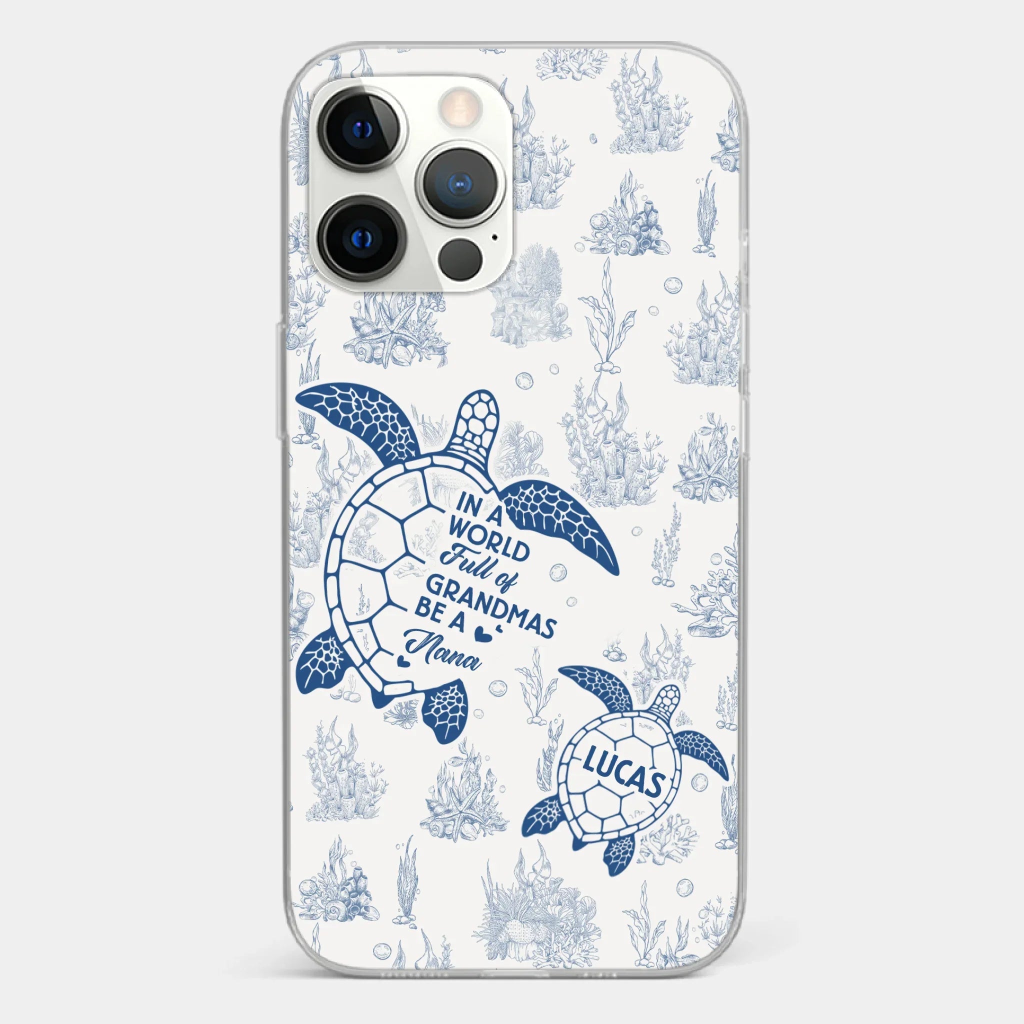 Custom Clear Phone Case - Personalized Birthday Gifts For Mom, Grandma - Stand Out, Be The Nana