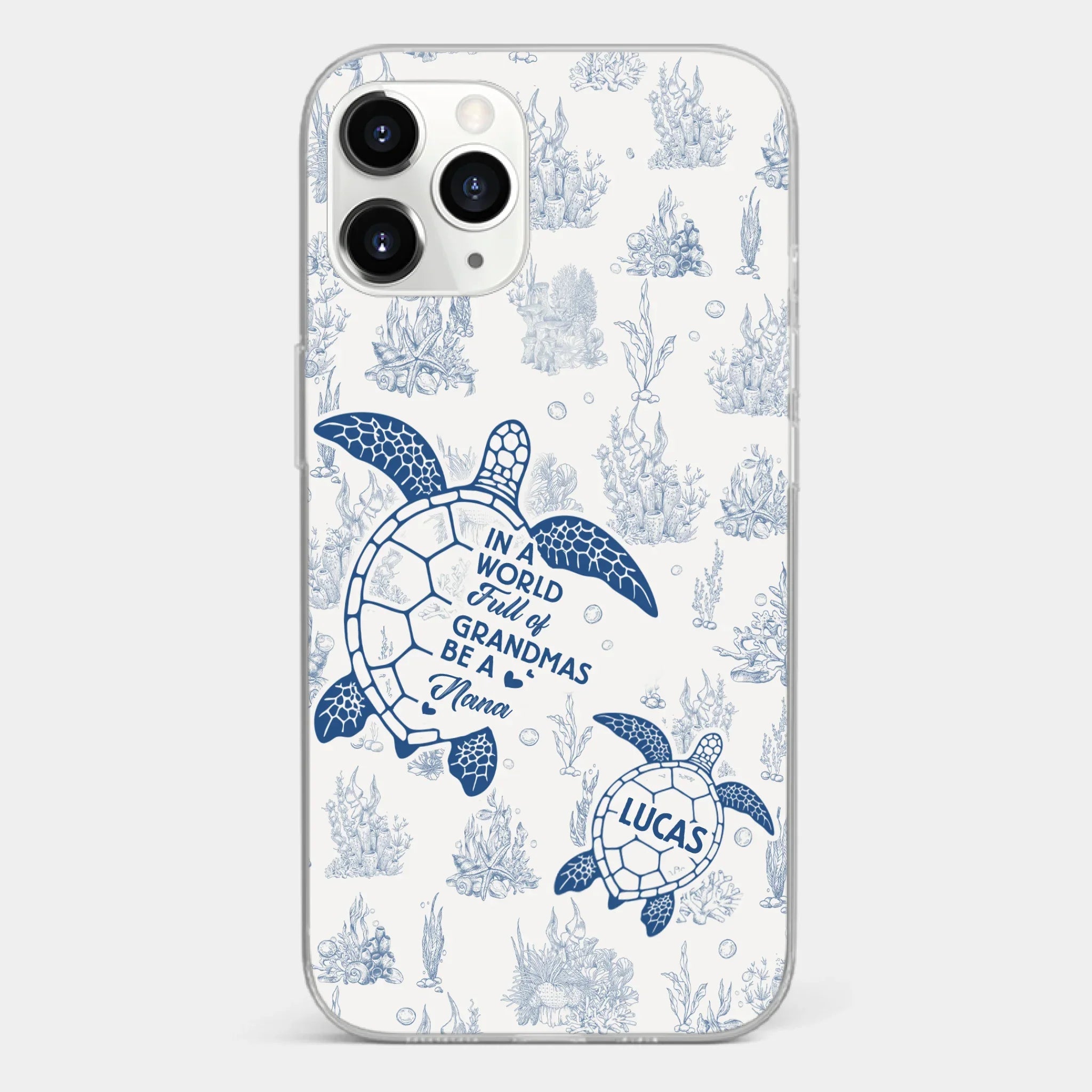 Custom Clear Phone Case - Personalized Birthday Gifts For Mom, Grandma - Stand Out, Be The Nana