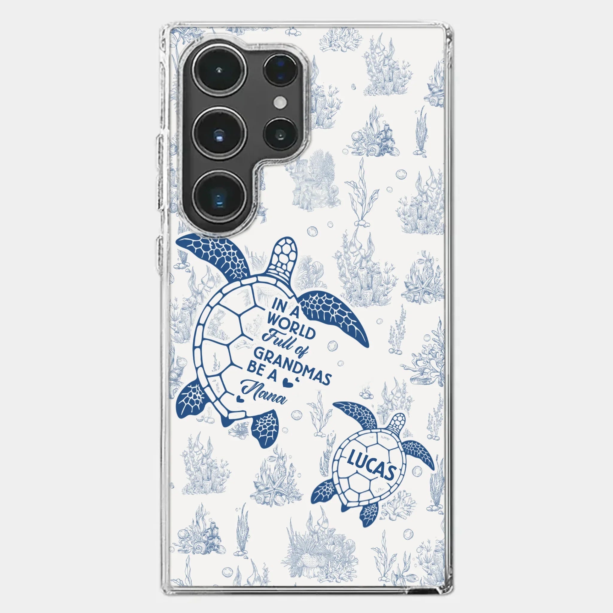 Custom Clear Phone Case - Personalized Birthday Gifts For Mom, Grandma - Stand Out, Be The Nana