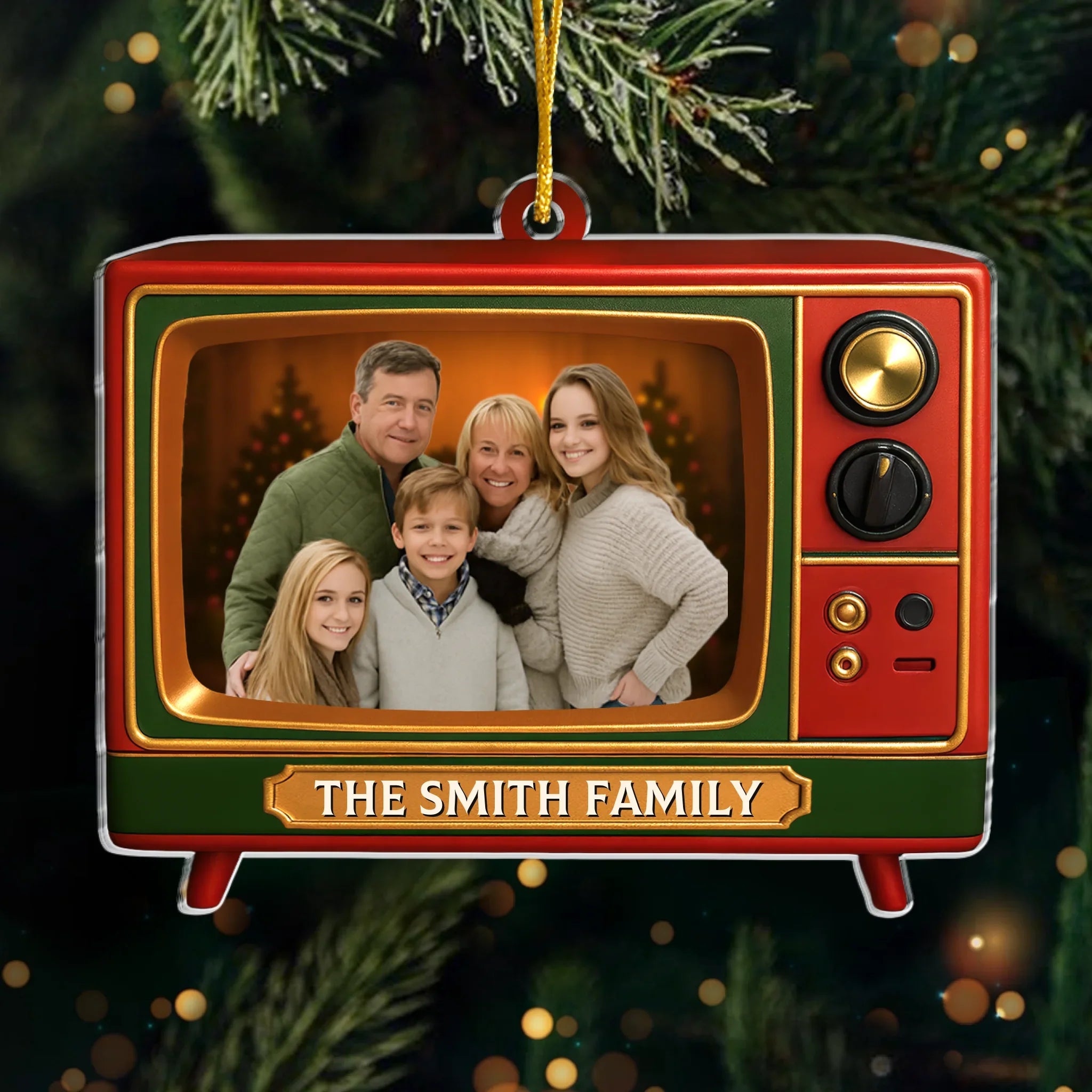 Custom Photo Acrylic Ornament - Personalized Christmas Birthday Gifts For Mom, Dad, Kids - Bringing Family Moments To Screen