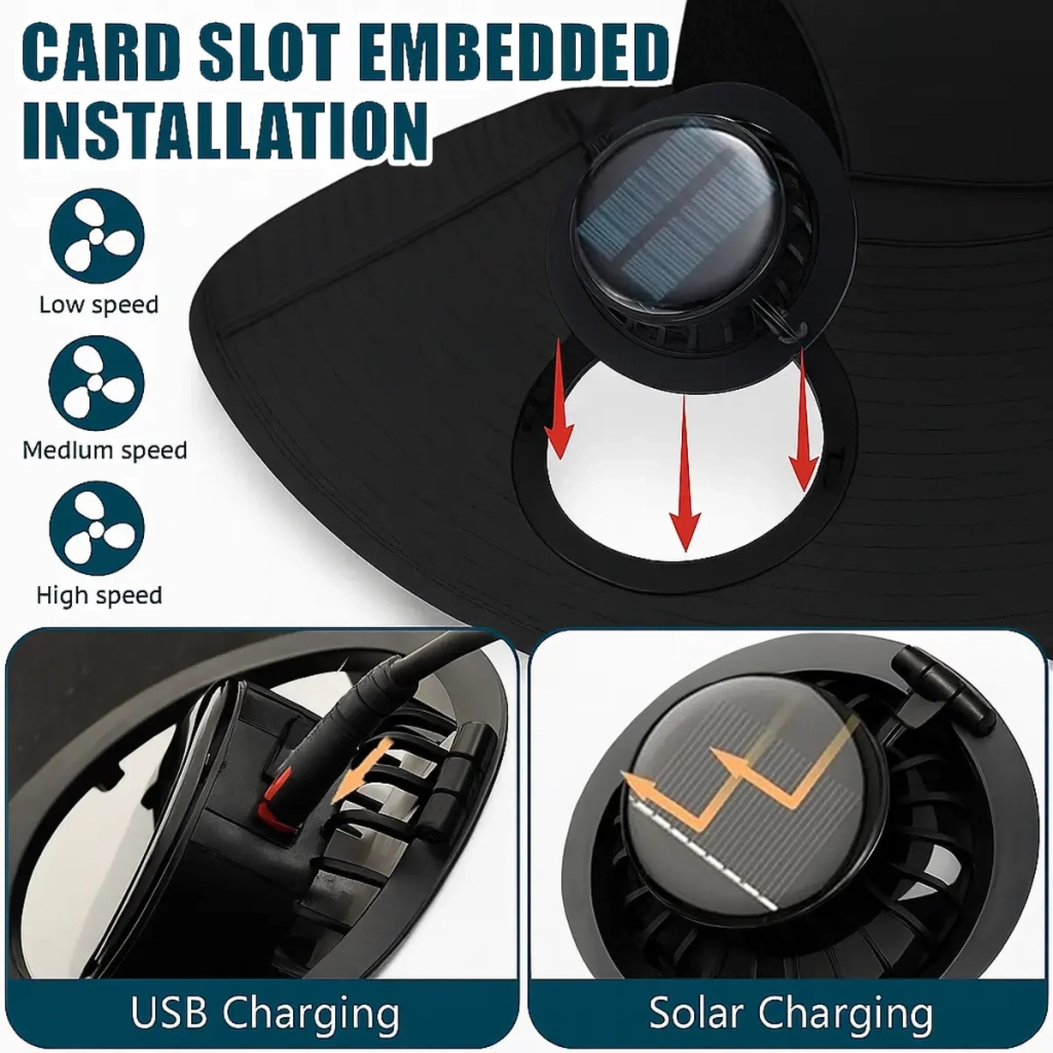 Custom Hat With Fans Solar Power - Personalized Garden Gifts For Gardeners - Plant Dreams, Grow Joy