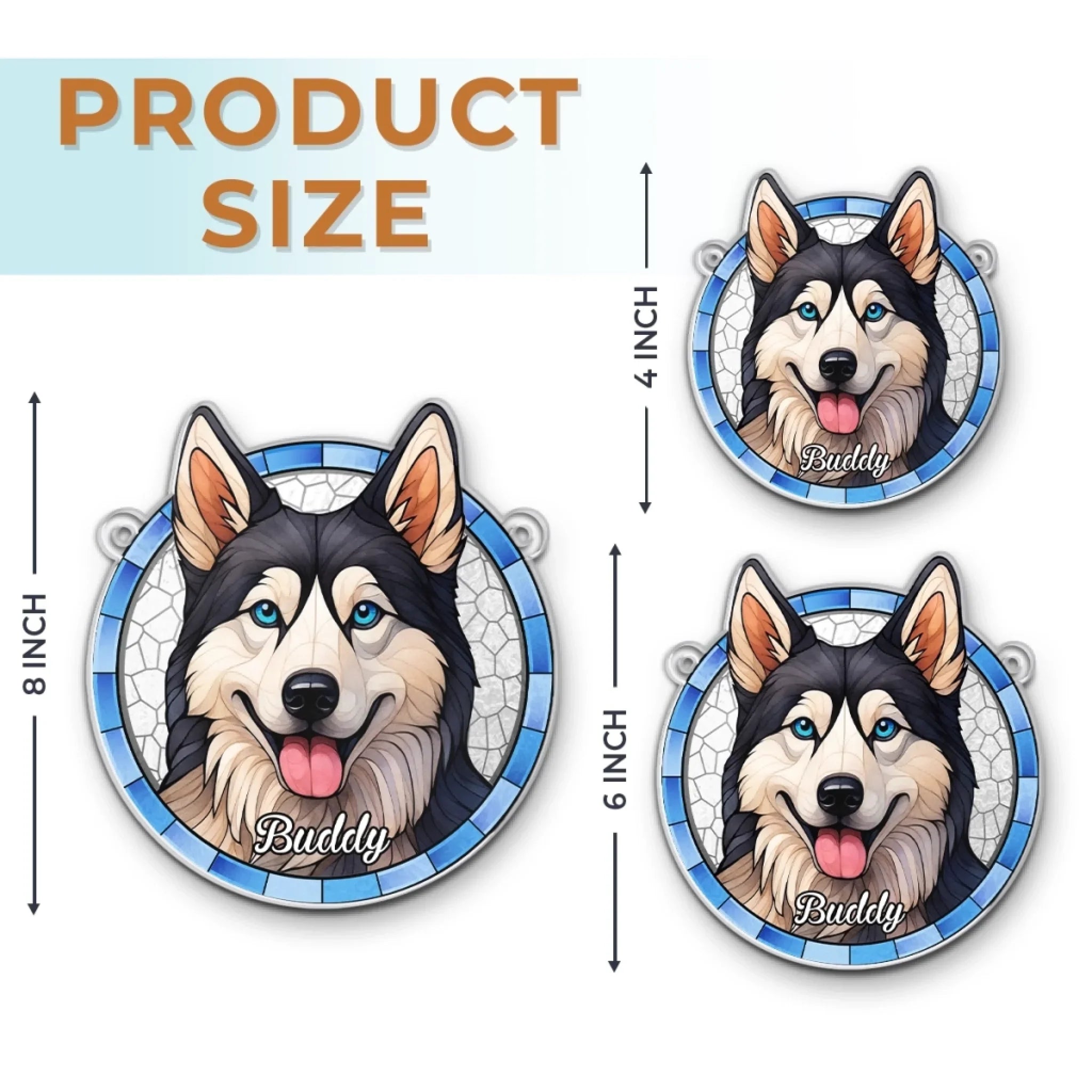 Custom Photo Window Hanging Suncatcher Ornament - Personalized Pet Memorial Sympathy Gifts For Dogs, Cats - Every Day Is A Pet Day