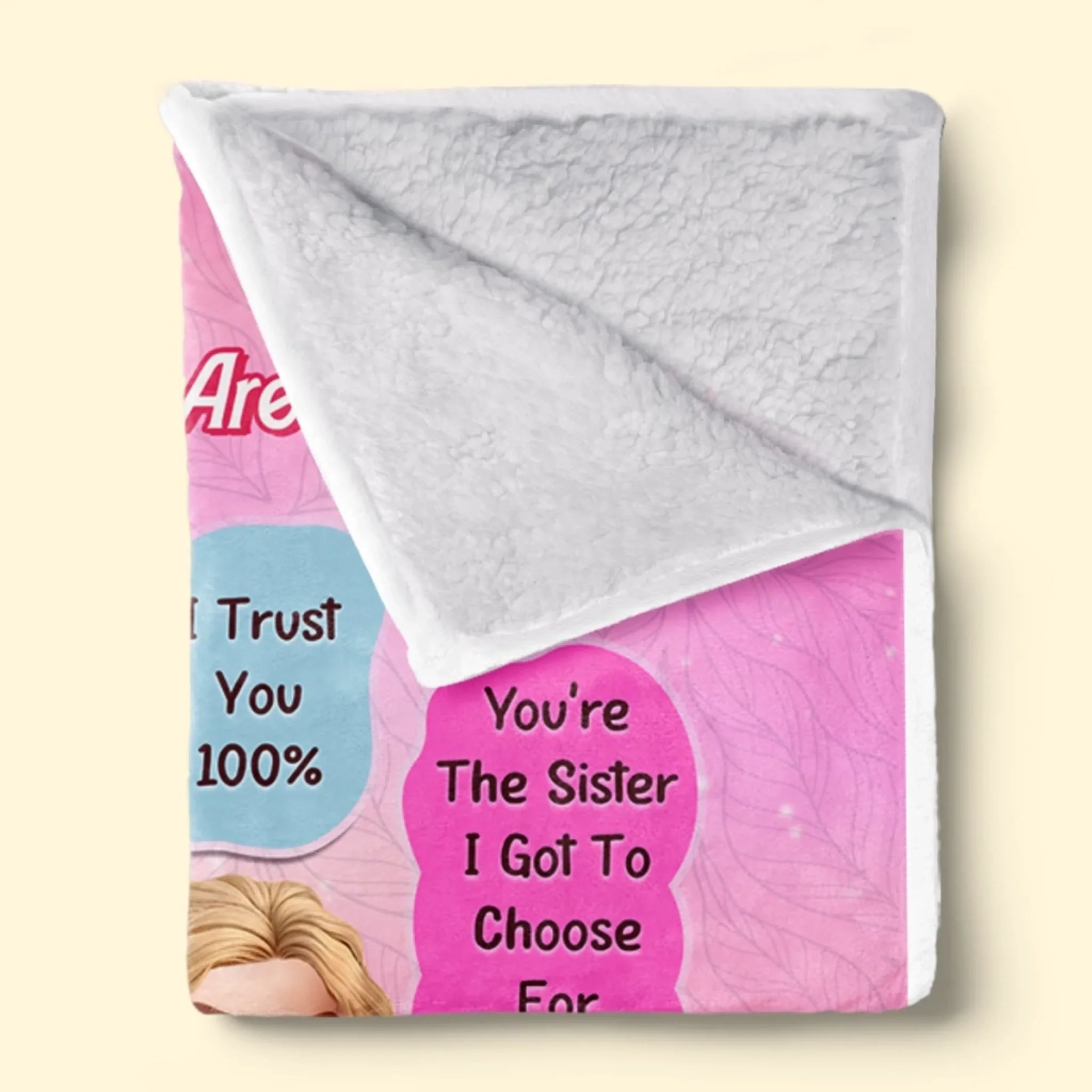 Custom Blanket - Personalized Best Friend Birthday Gifts For Women, Besties, Sisters, BFF - 10 Reasons You Are My Bestie