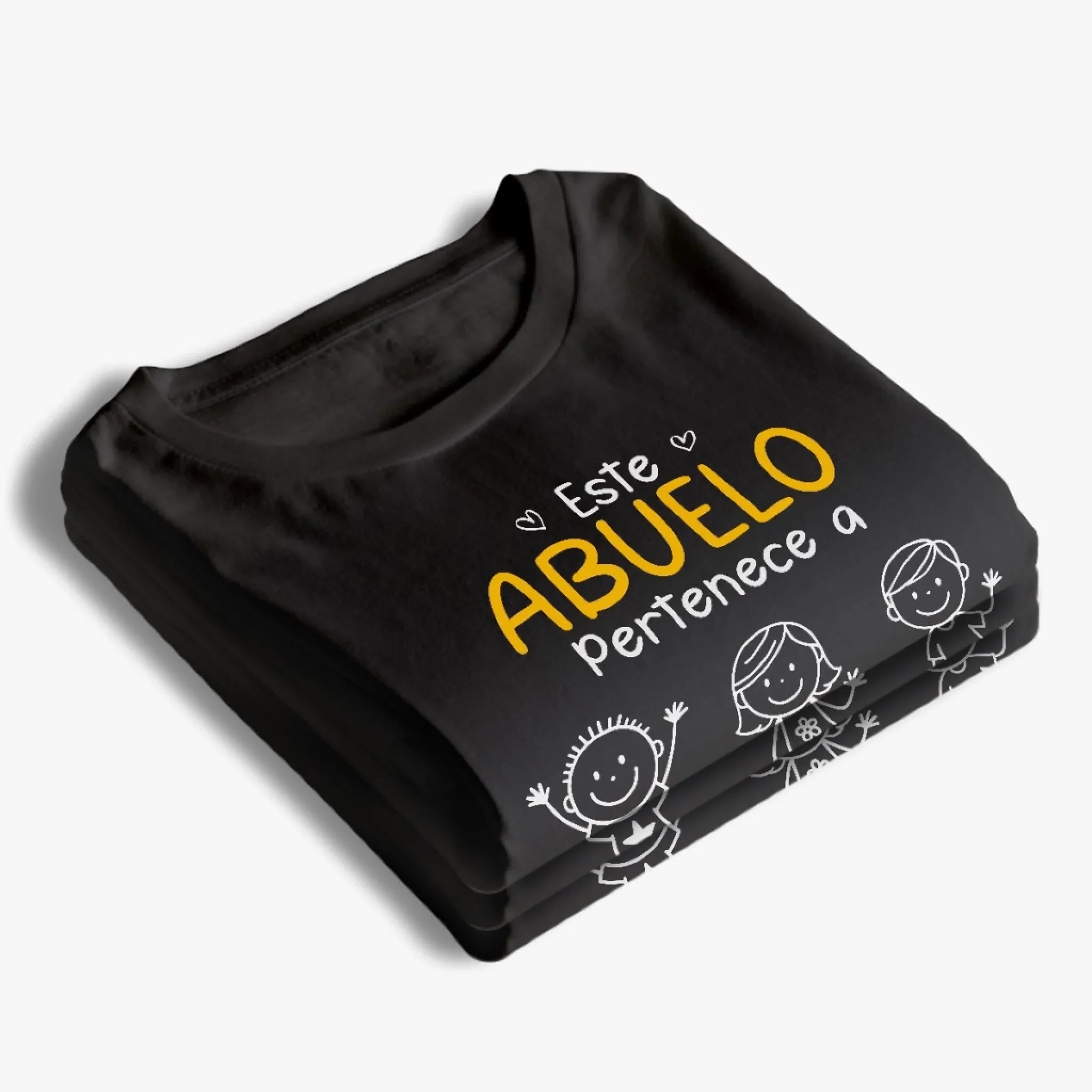 Camiseta Unisex Personalizada, Camiseta Premium, Sudadera con Capucha - Regalos Personalizados de Cumpleaos para Pap, Abuelo - Este Abuelo Pertenece A