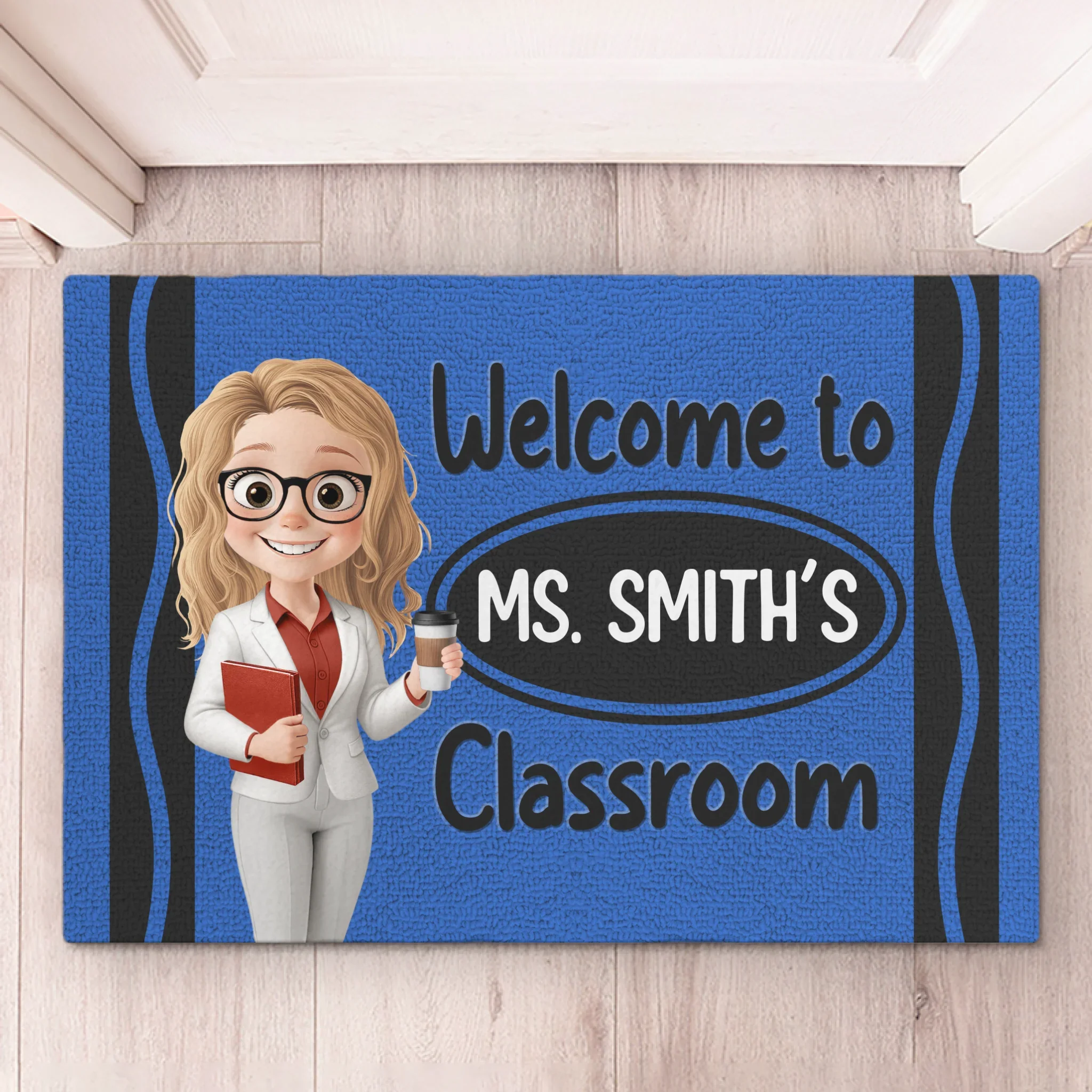 Custom Classroom Decor Decorative Mat - Personalized Back To School Gifts For Teachers - Where Young Minds Grow