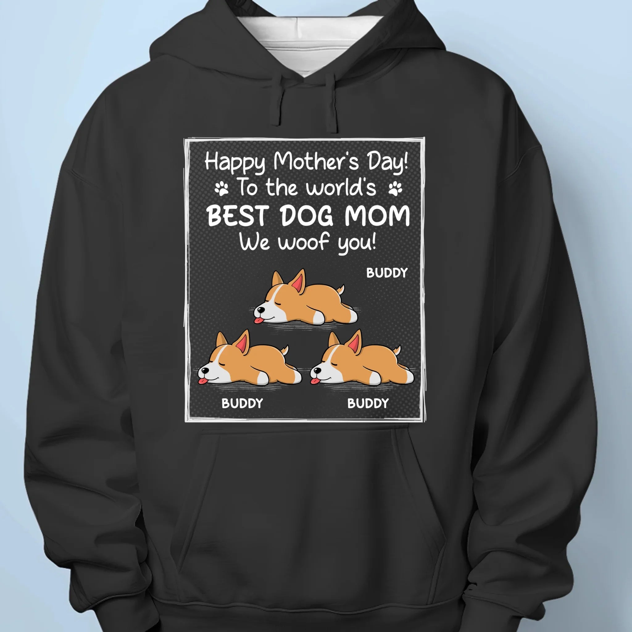 Custom Photo To The Best Dog Dad, I Woof You - Dog Personalized Custom Unisex T-shirt, Premium T-shirt, Hoodie - Mother's Day, Father's Day, Gift For Pet Owners, Pet Lovers