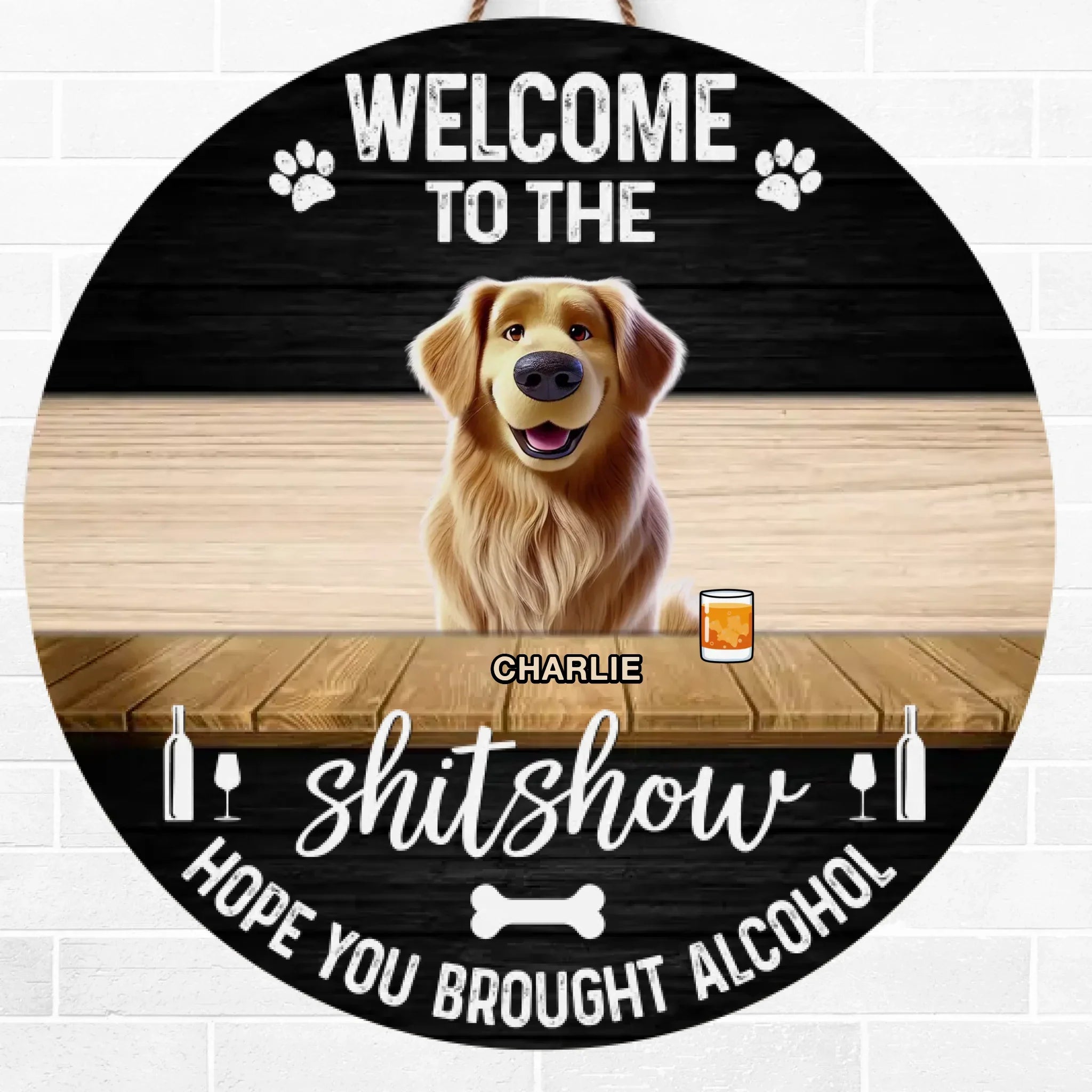Go Away Unless You Have Dog Treats - Dog Personalized Custom Home Decor Wood Sign - House Warming Gift For Pet Owners, Pet Lovers