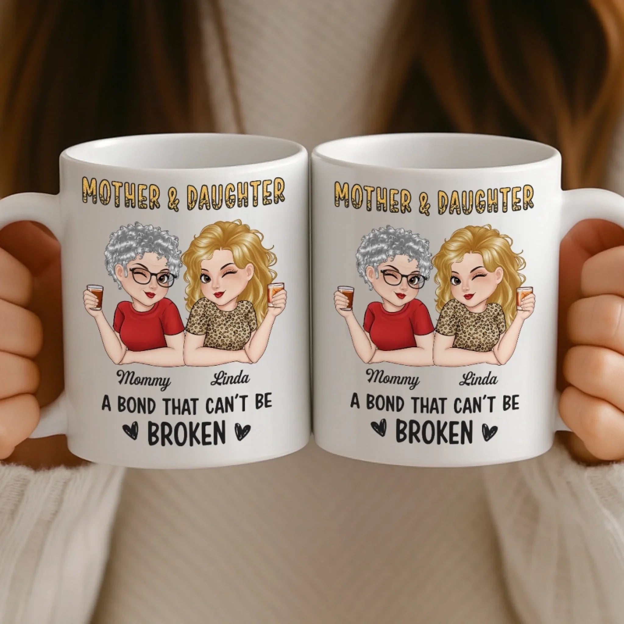 Custom Mug - Personalized Birthday Gifts For Mom, Daughter - Blessed To Be Your Child