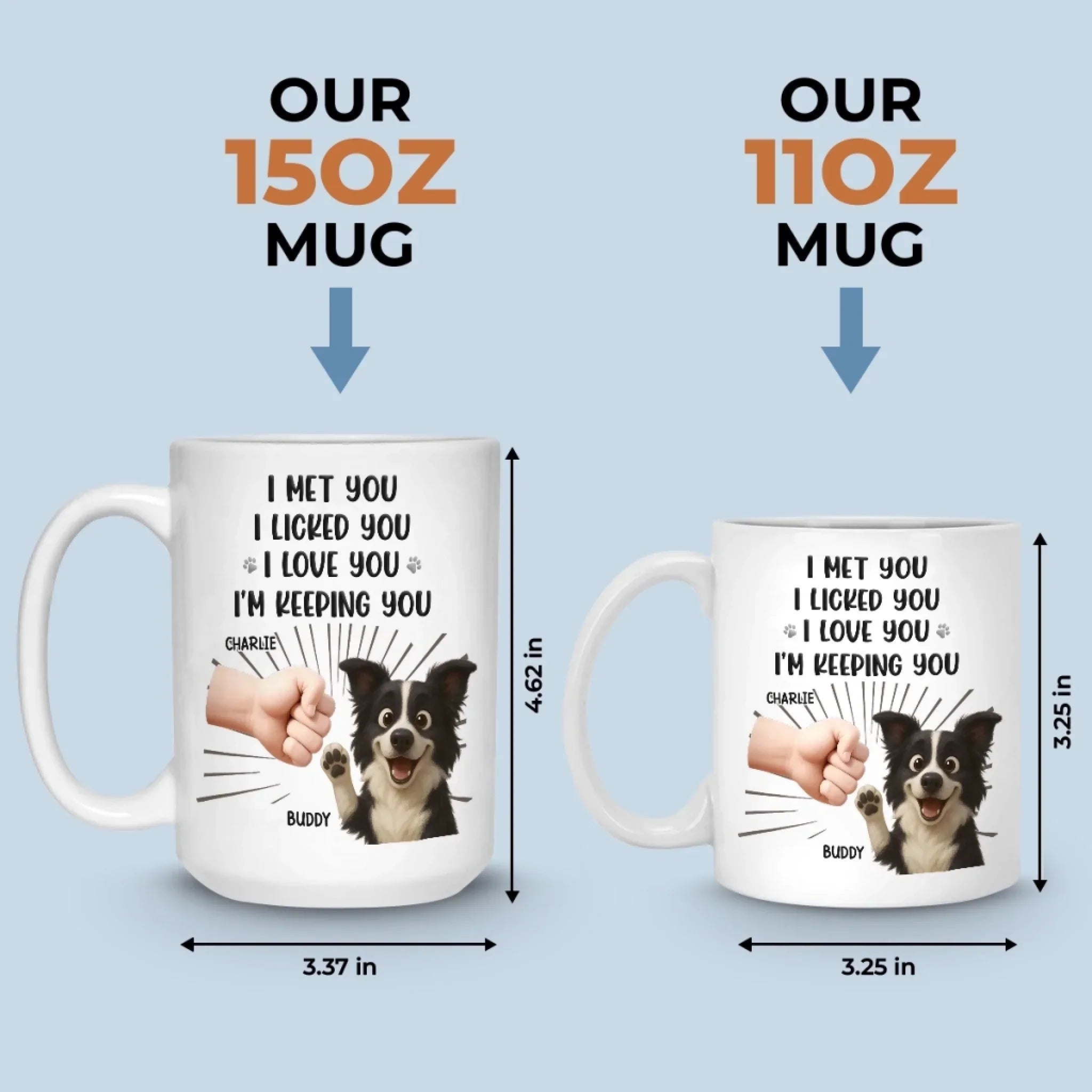 Custom Mug - Personalized Birthday Gifts For Dog Cat Lovers, Dog Dad And Mom, Cat Owners - My Pets Think I’m Cool