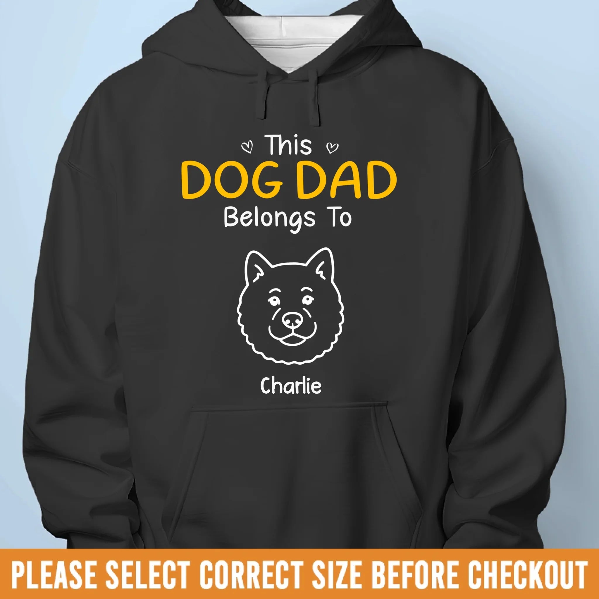 Custom Unisex T-shirt, Premium T-shirt, Hoodie - Personalized Birthday Gifts For Dog Lovers, Dog Dad And Mom, Cat Owners - My Heart Has Pawprints