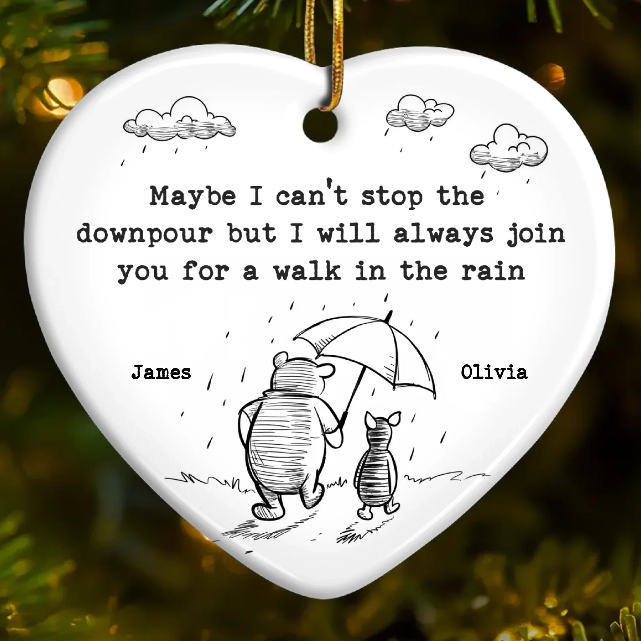 Custom Ceramic Ornament - Personalized Best Friend Christmas Birthday Gifts For Women, Besties, Sisters, BFF - A Friend Like You