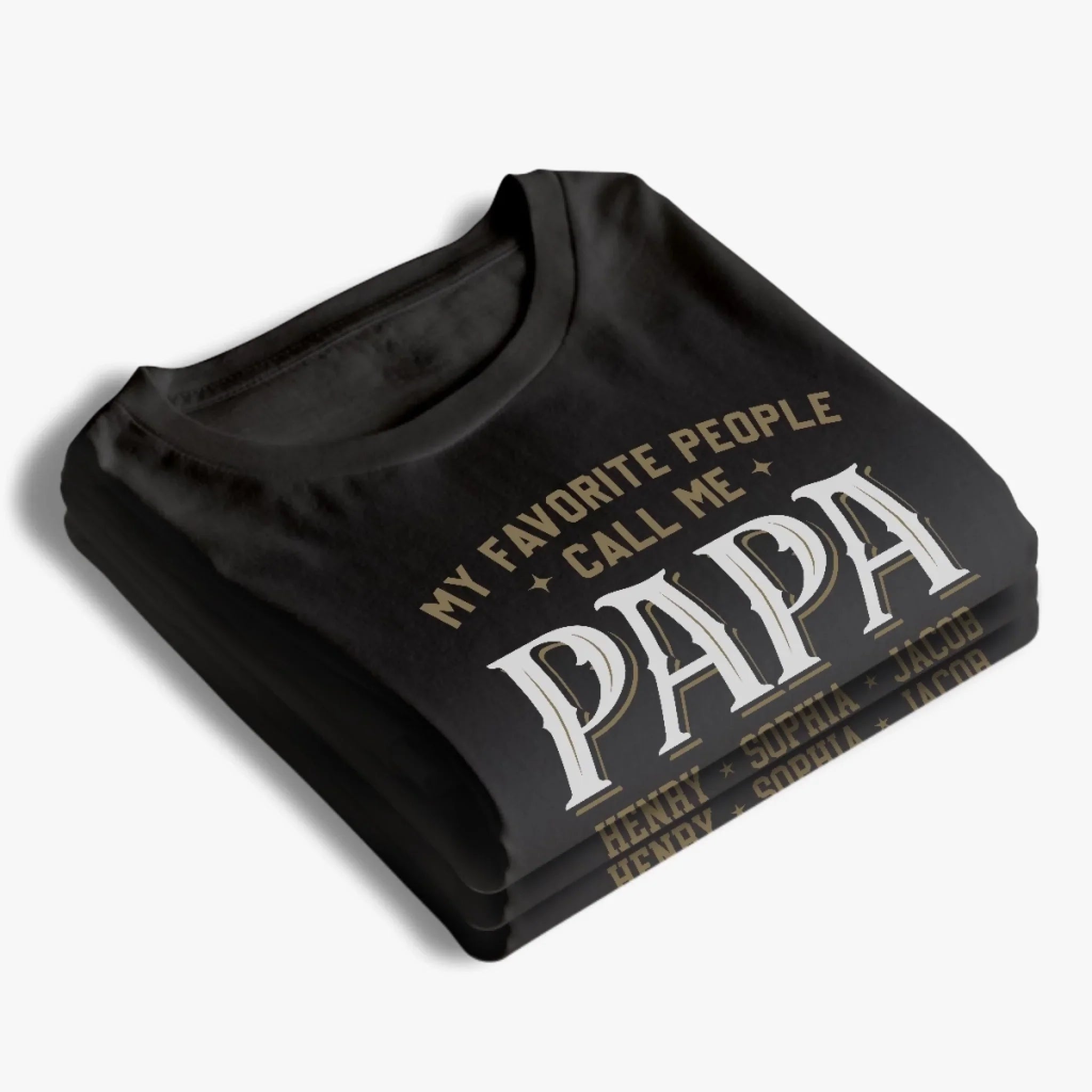 Custom Unisex T-shirt, Premium T-shirt, Hoodie - Personalized Birthday Gifts For Dad, Grandpa - My Greatest Role Forever