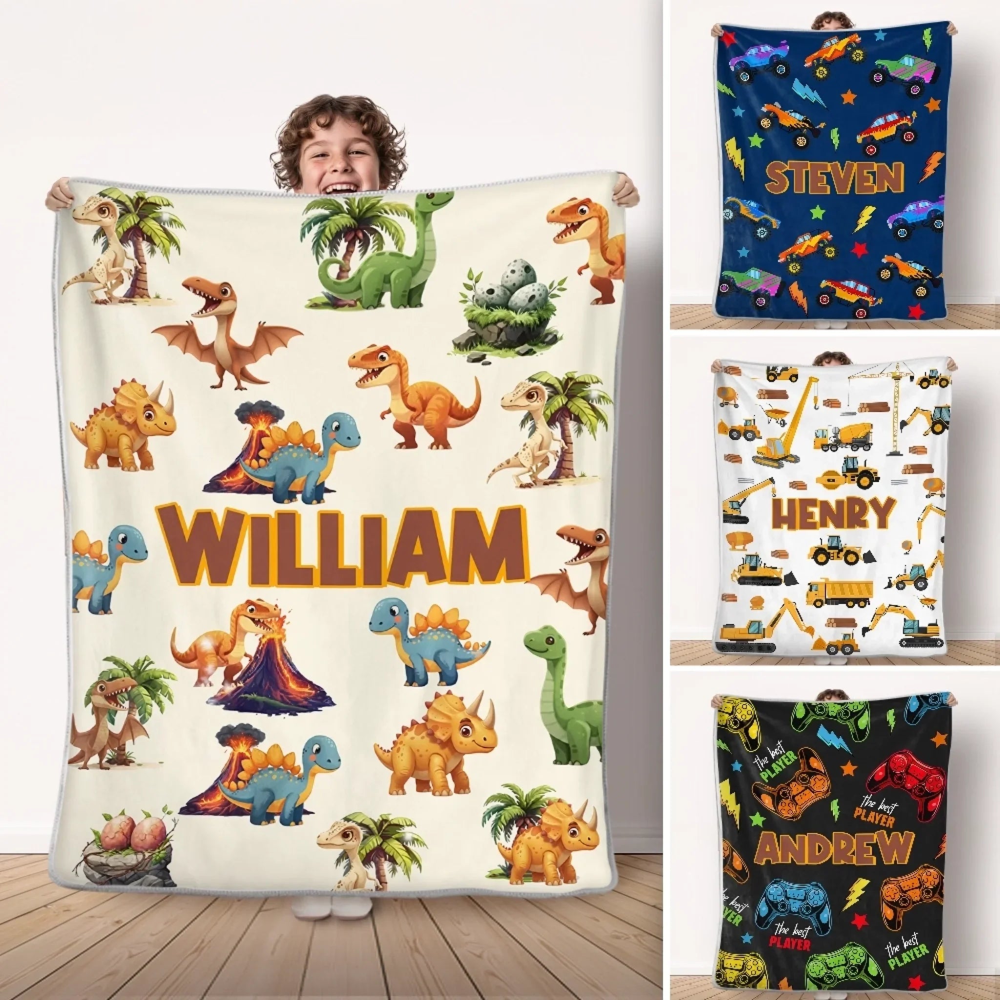 Custom Blanket - Personalized Birthday Gifts For Kids - Tiny Joy Lighting Our Days