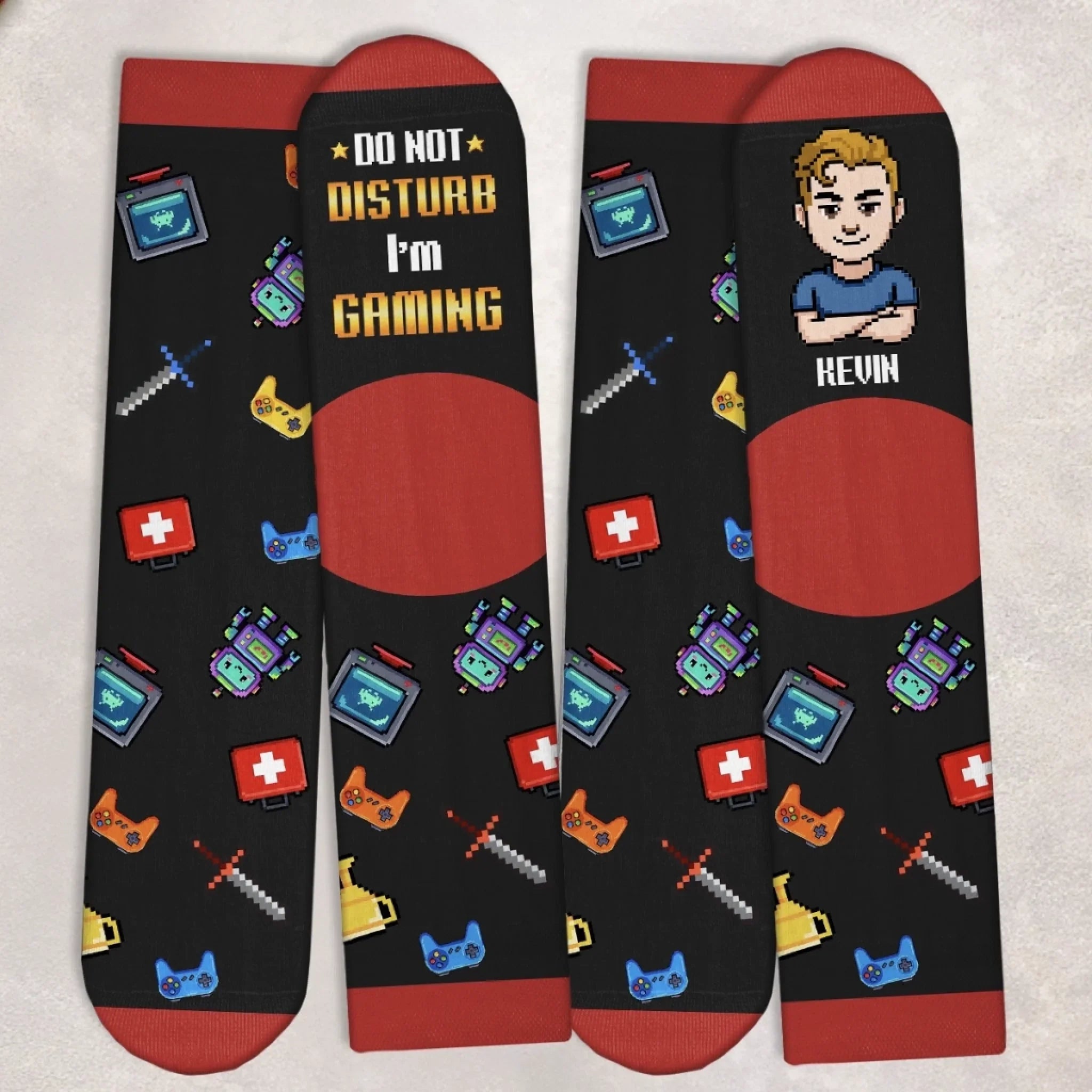 Custom Crew Socks - Personalized Birthday Gifts For Besties, Sisters, BFF, Family, Yourself - Good Mood Only
