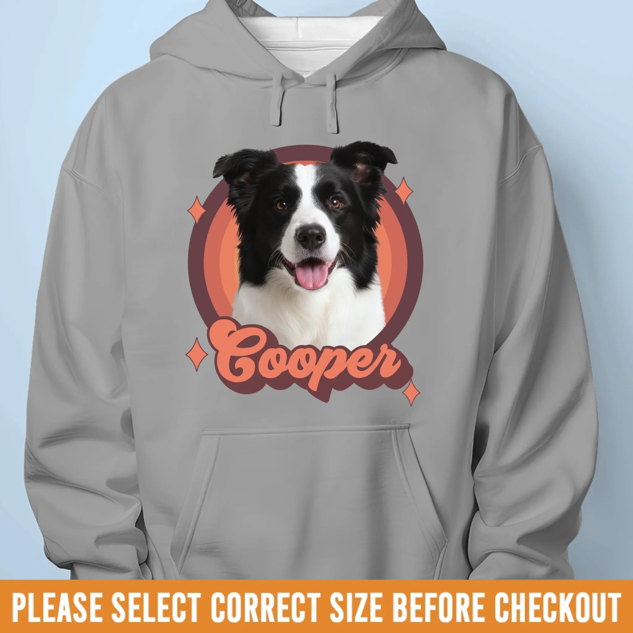 Custom Photo Unisex T-shirt, Premium T-shirt, Hoodie - Personalized Birthday Gifts For Dog Cat Lovers, Dog Dad And Mom, Cat Owners - Retro Pup Energy