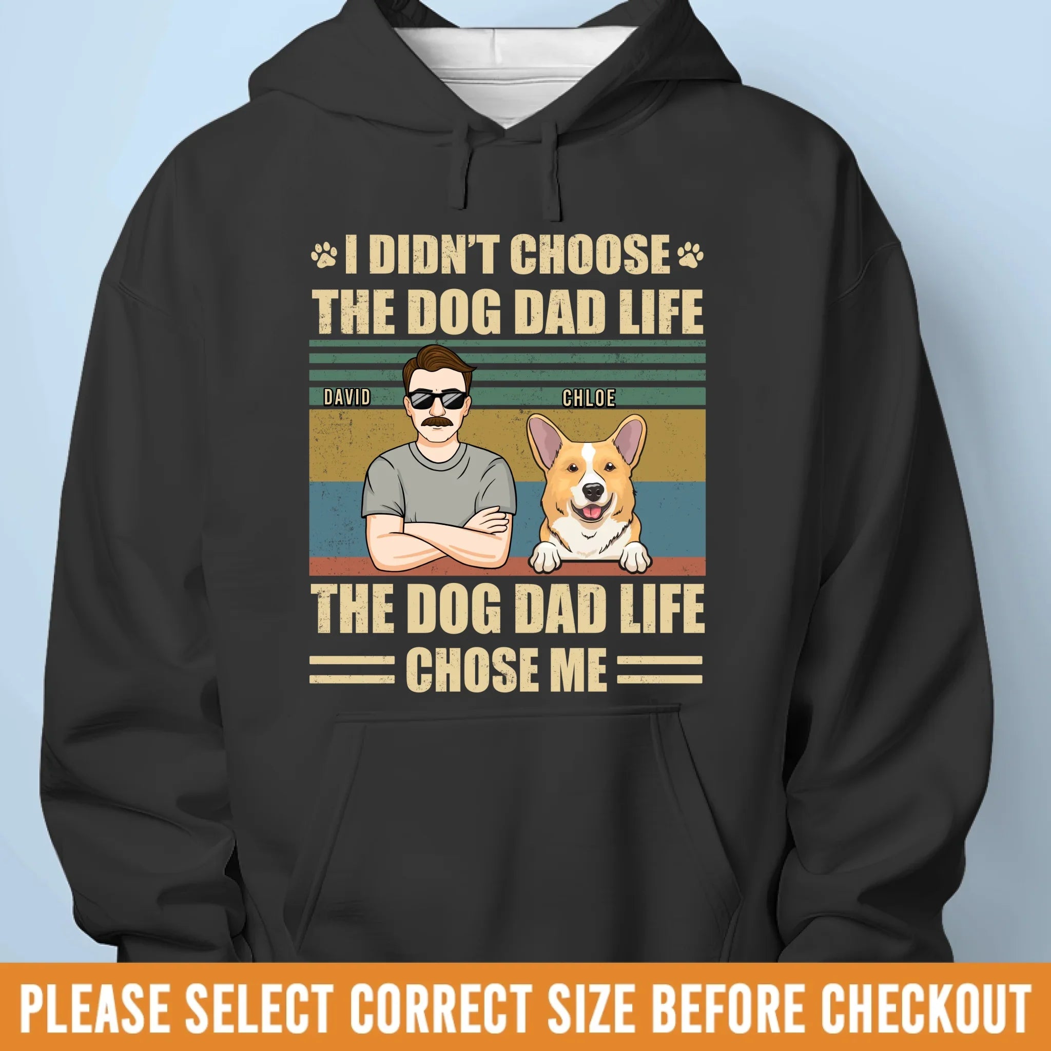 Custom Unisex T-shirt, Premium T-shirt, Hoodie - Personalized Birthday Gifts For Dog Lovers, Dog Dad And Mom - Just A Man And His Mischief Team