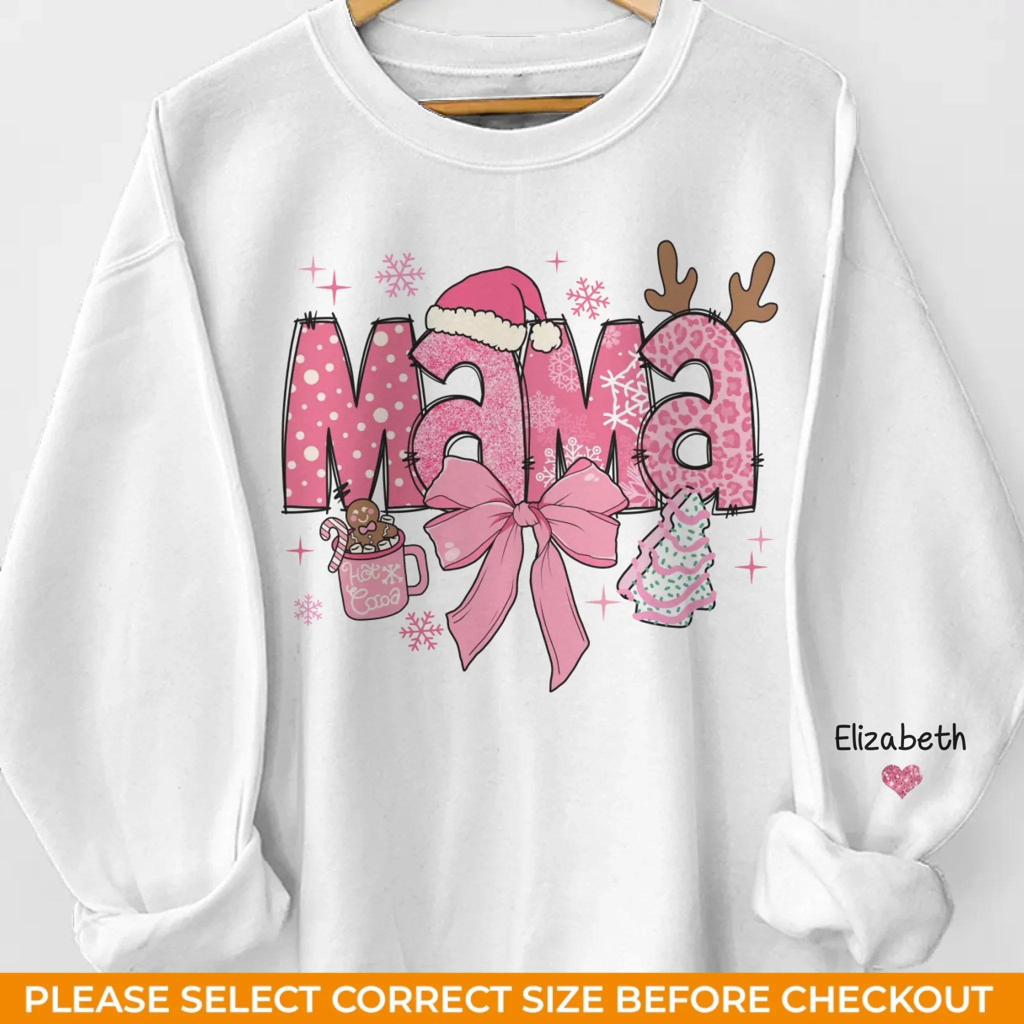 Grandkids Are The Sunshine In Grandma’s Day - Family Personalized Custom Unisex Sweatshirt With Design On Sleeve - Christmas Gift For Mom, Grandma